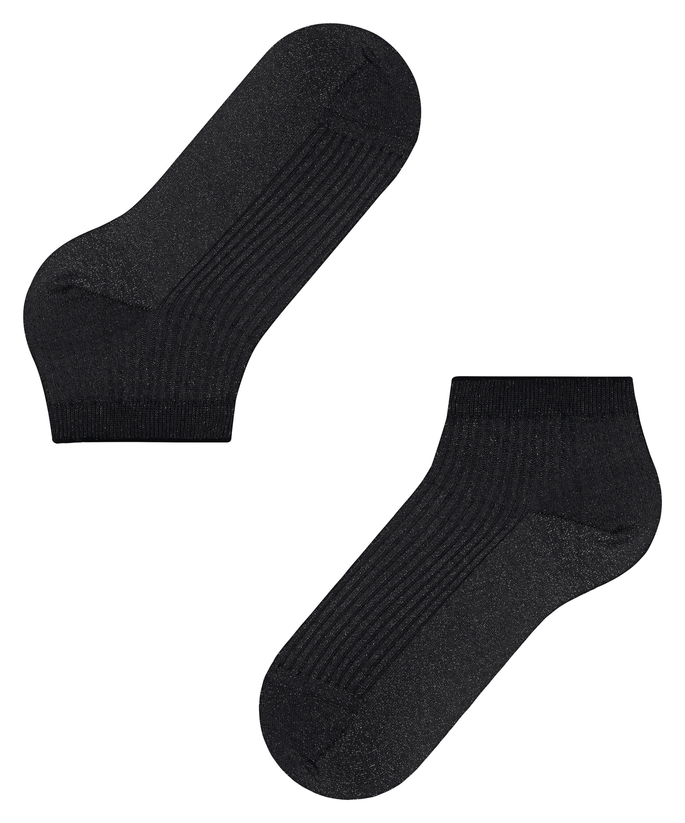 FALKE Sneakersocken »Shiny Rib« mit gerippter Struktur, aus Viskose-Mischung, atmungsaktiv