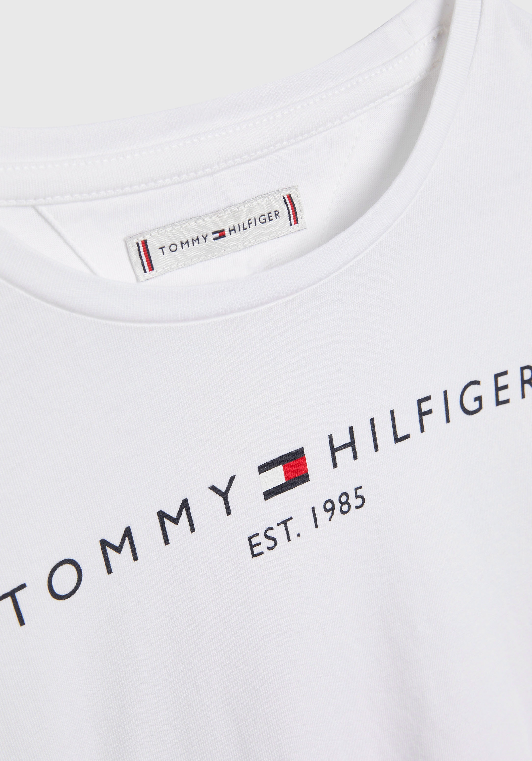 Tommy Hilfiger Langarmshirt »ESSENTIAL TEE L/S«, mit Tommy Hilfiger Logo-Schriftzug