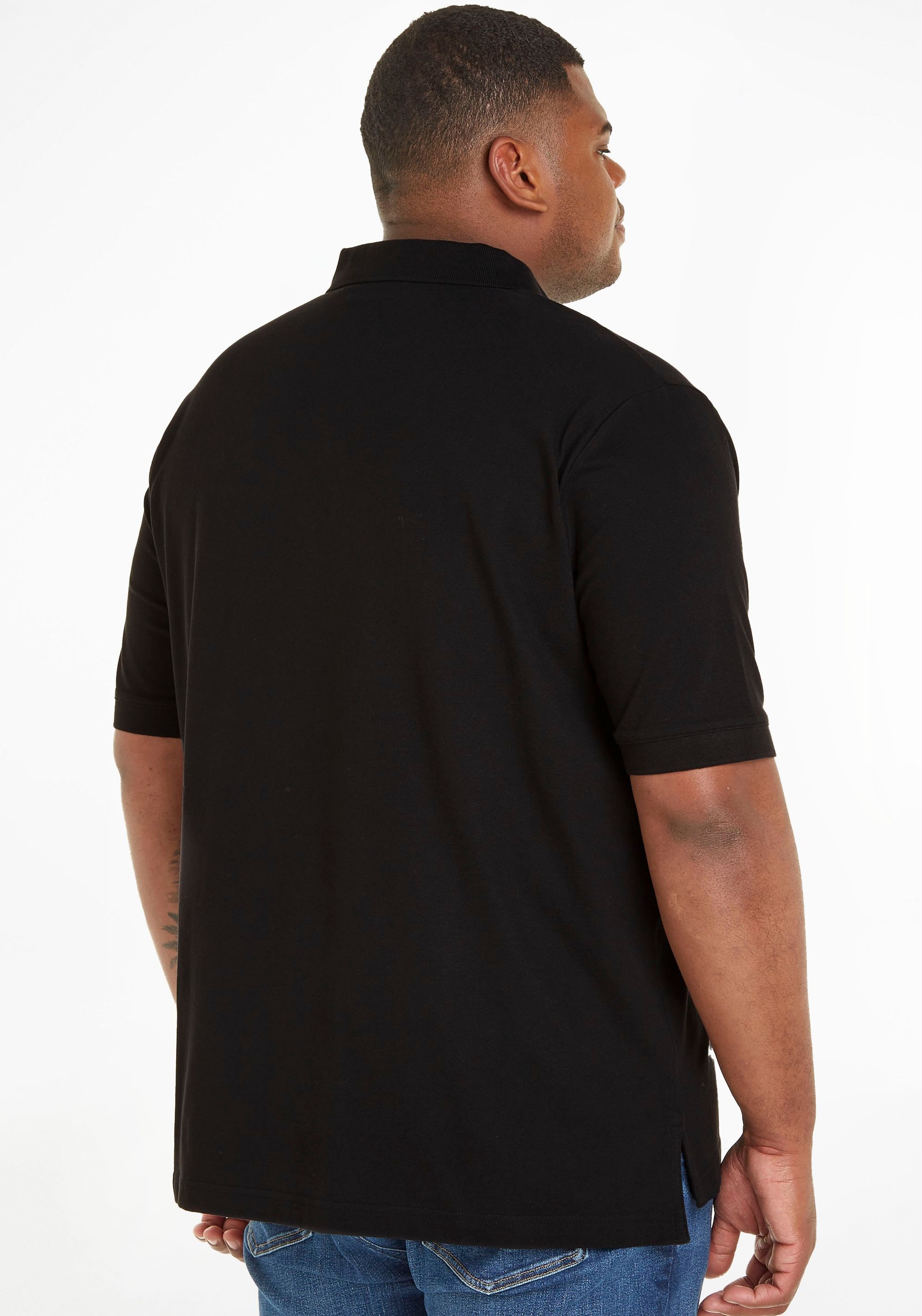 Calvin Klein Big&Tall Poloshirt »BT-STRETCH PIQUE SLIM POLO«, in grossen Grössen mit Polokragen