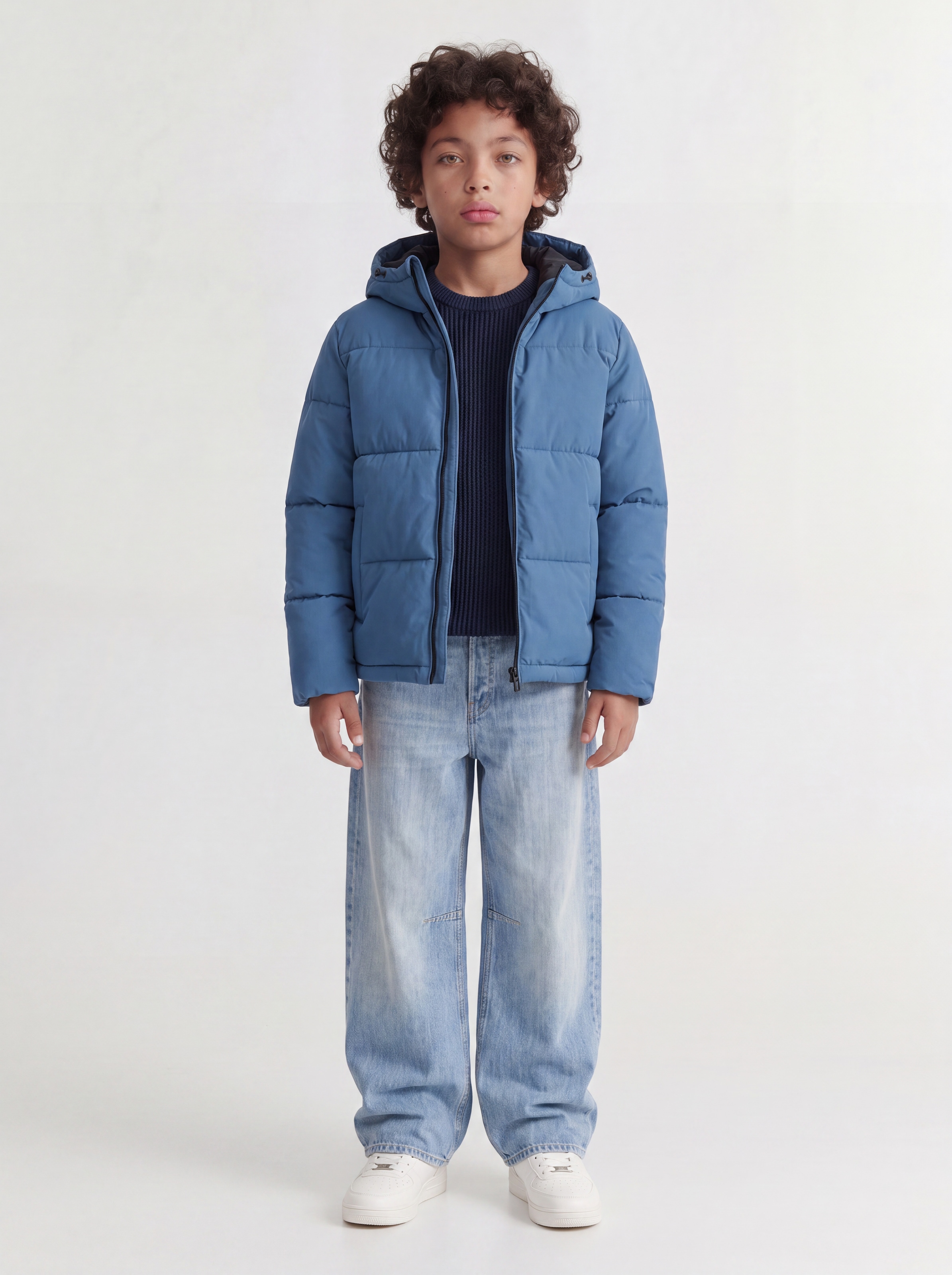 Jack & Jones Junior Steppjacke »JJGALAXY PUFFER JACKET JNR« mit Kapuze Kunstfaser, regular fit