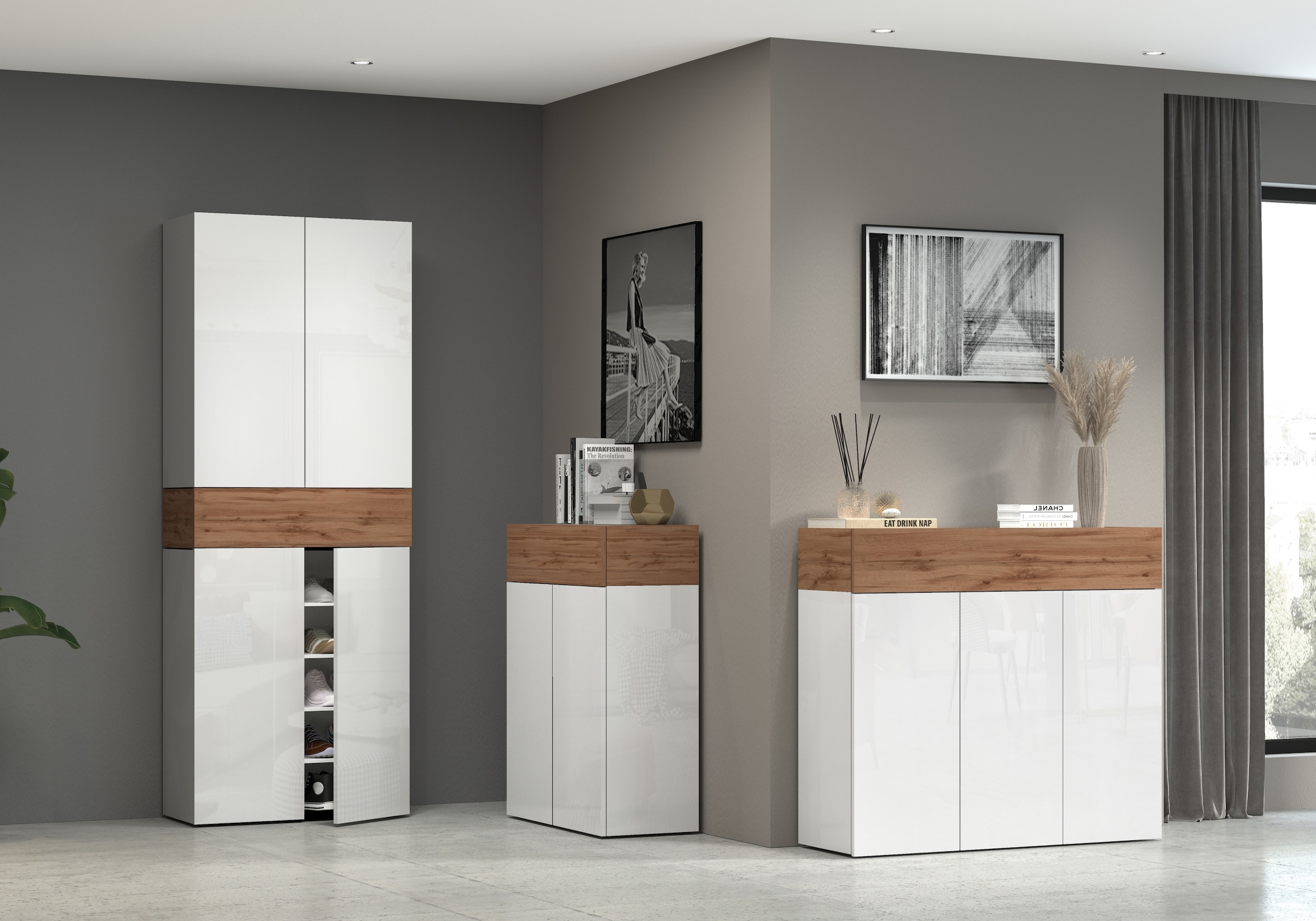 Home affaire Schuhschrank »Savona« 1 Stk. tlg.