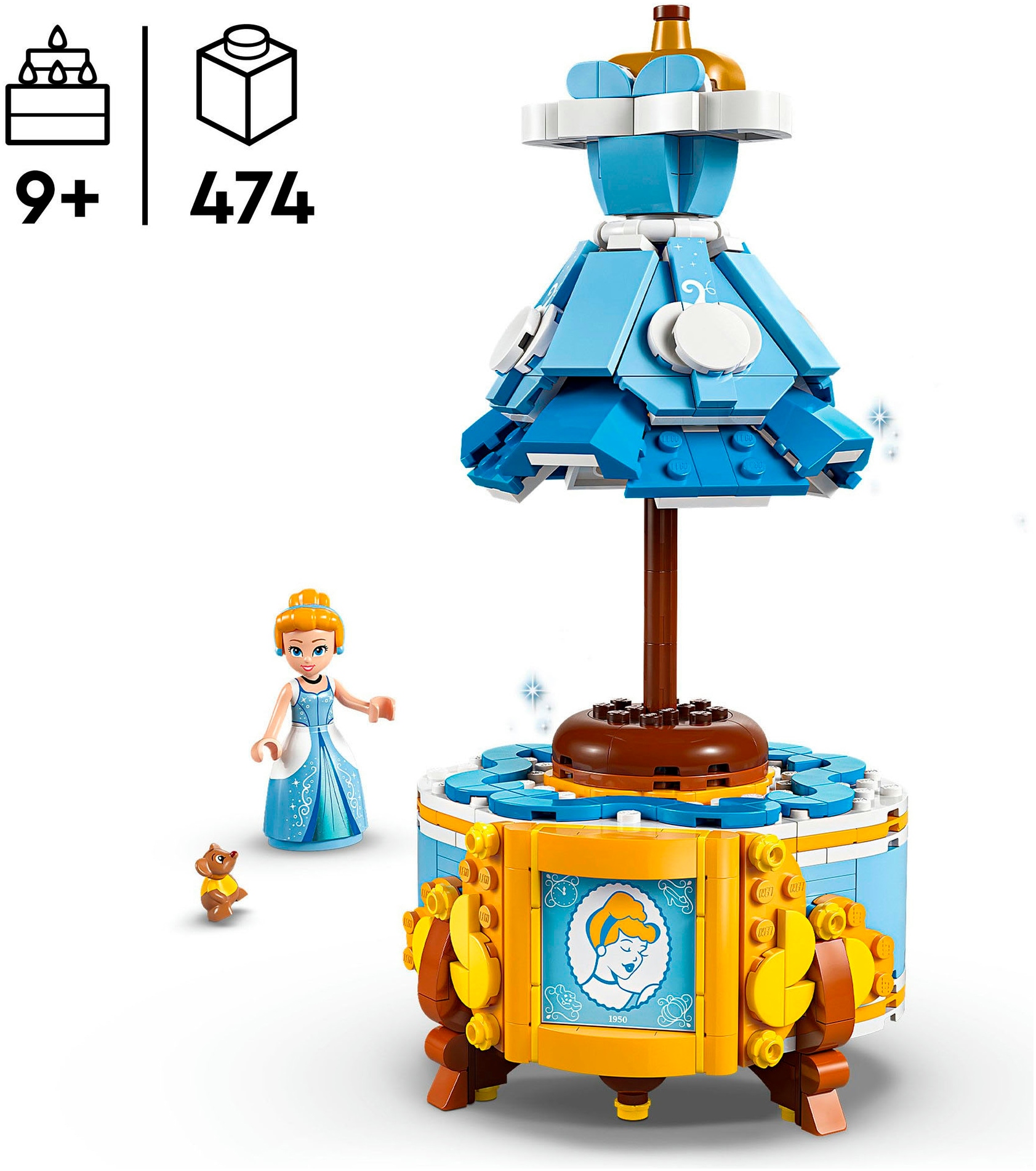LEGO® Pions de construction »Cinderellas Kleid (43266), LEGO® Disney Princess« Made in Europe