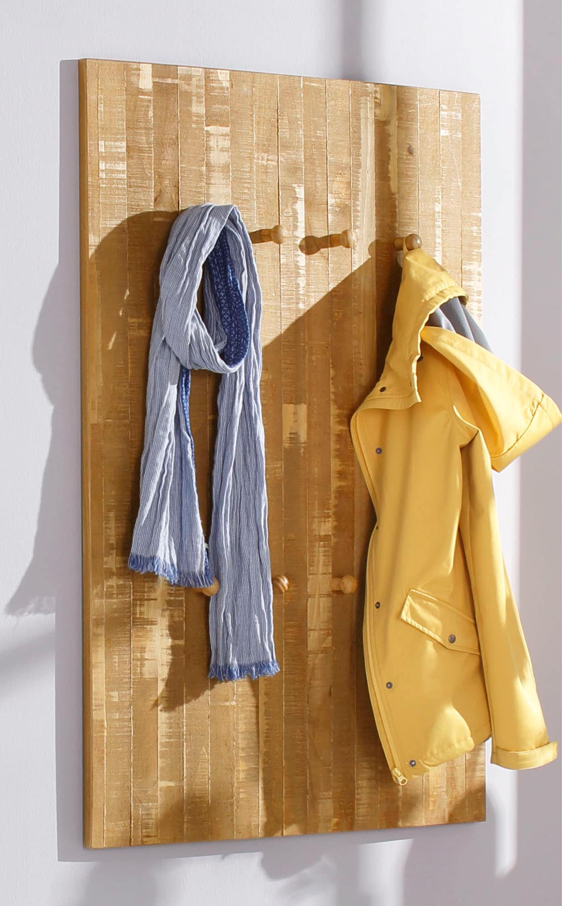 Image of Home affaire Garderobenpaneel »Rondo«, mit 8 massivem Holzhaken, im Shabby-Look, Breite 75 cm bei Ackermann Versand Schweiz