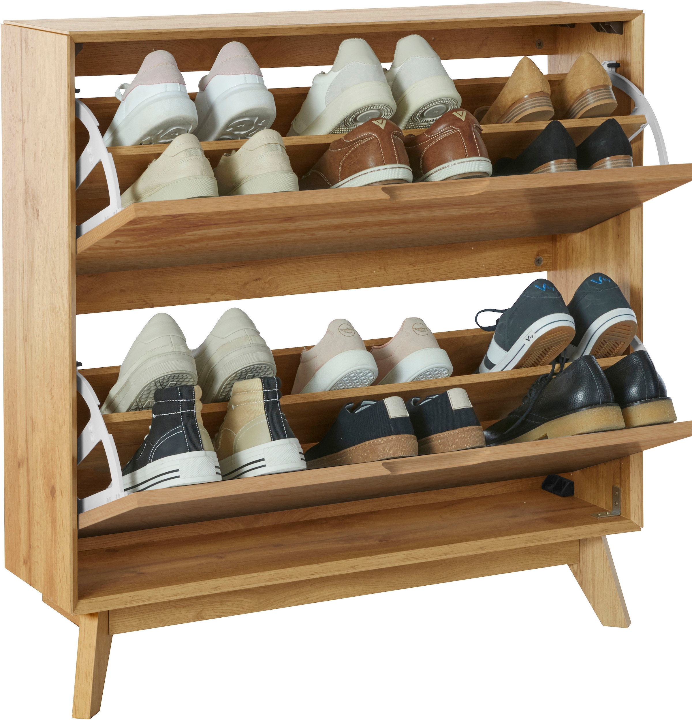 Modische andas Schuhschrank »Pandrup«, mit 2 Klappen, ca. 8 Paar Schuhe pro  Klappe, Höhe 90 cm versandkostenfrei shoppen