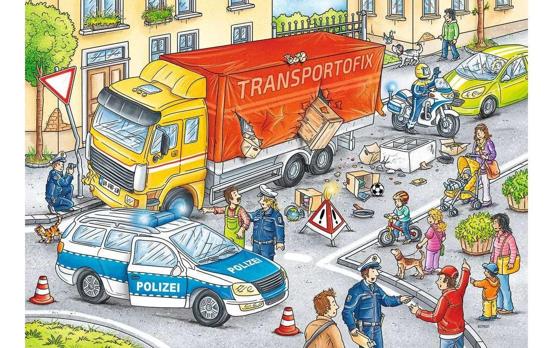 Ravensburger Puzzle »Helden im Einsatz«, (24 tlg.)