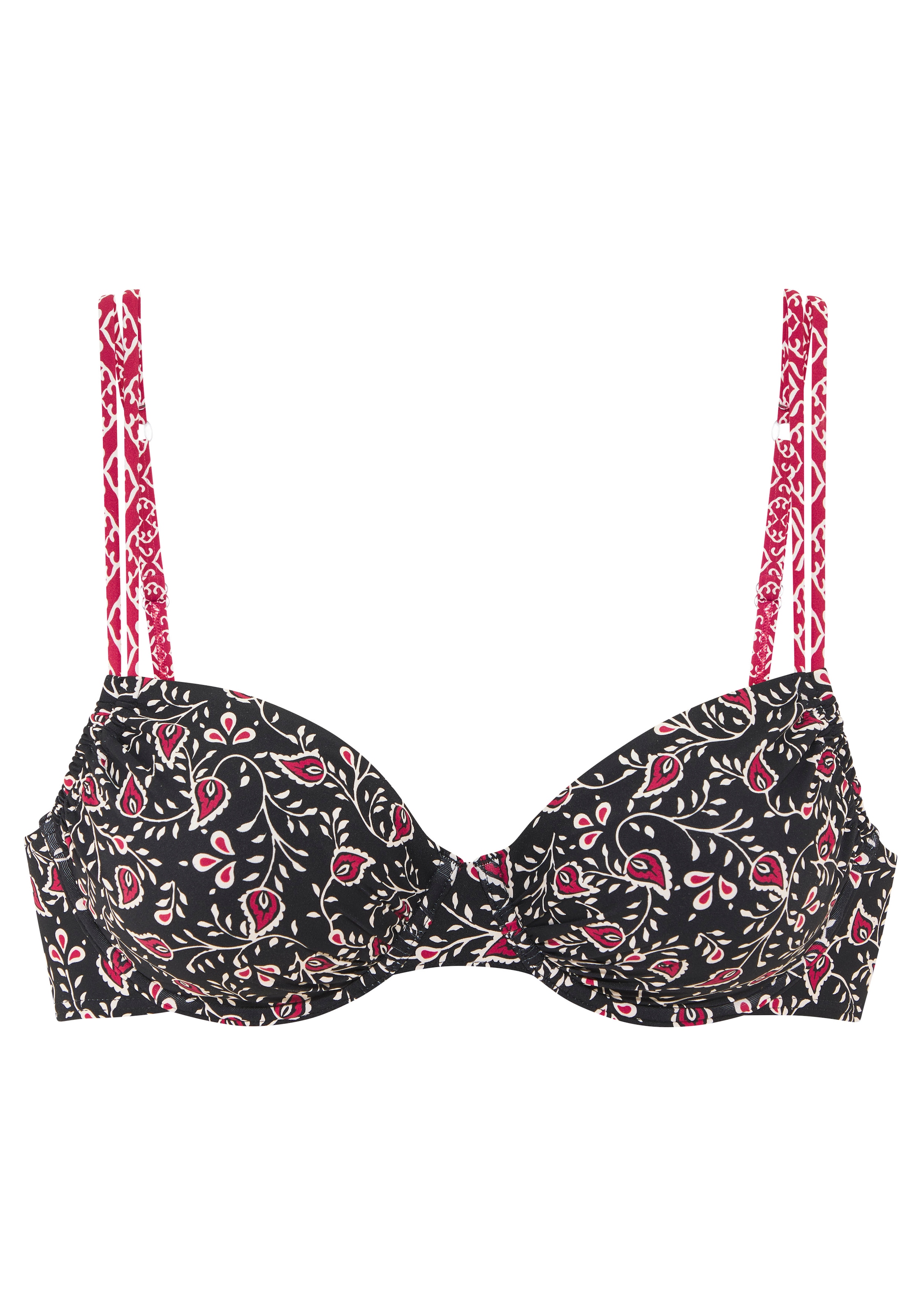 LASCANA Bügel-Bikini-Top »Louna« im Mustermix-Design