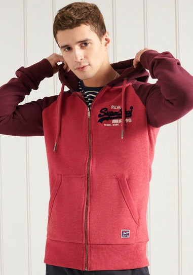 Image of Superdry Kapuzensweatjacke »VL DUO RAGLAN ZIPHOOD« bei Ackermann Versand Schweiz