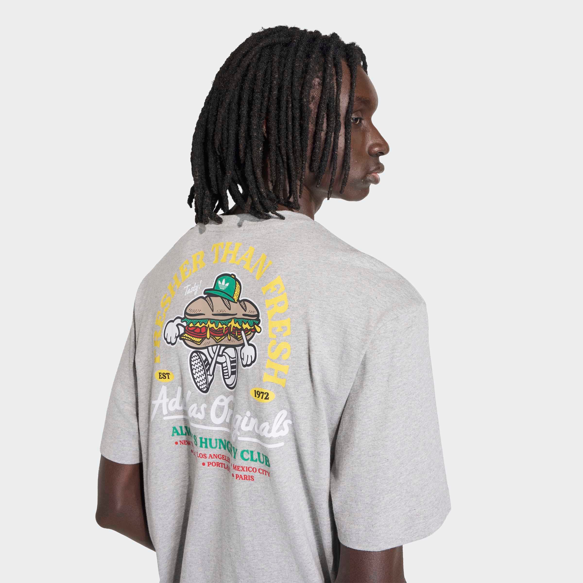 Image of adidas Originals T-Shirt "LOOSE GRAPHIC T" Print T-Shirt