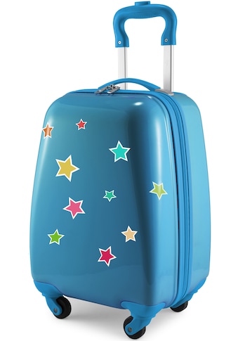 Kinderkoffer »For Kids, Sterne«, 4 Rollen, Kinderreisegepäck Handgepäck-Koffer...