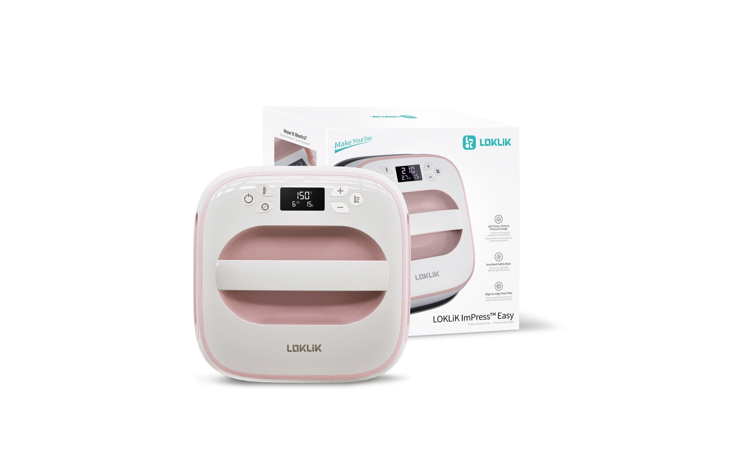 LOKLIK Presse à main »Easy« Heizplattengrösse: 25,5 x 25,5 cm