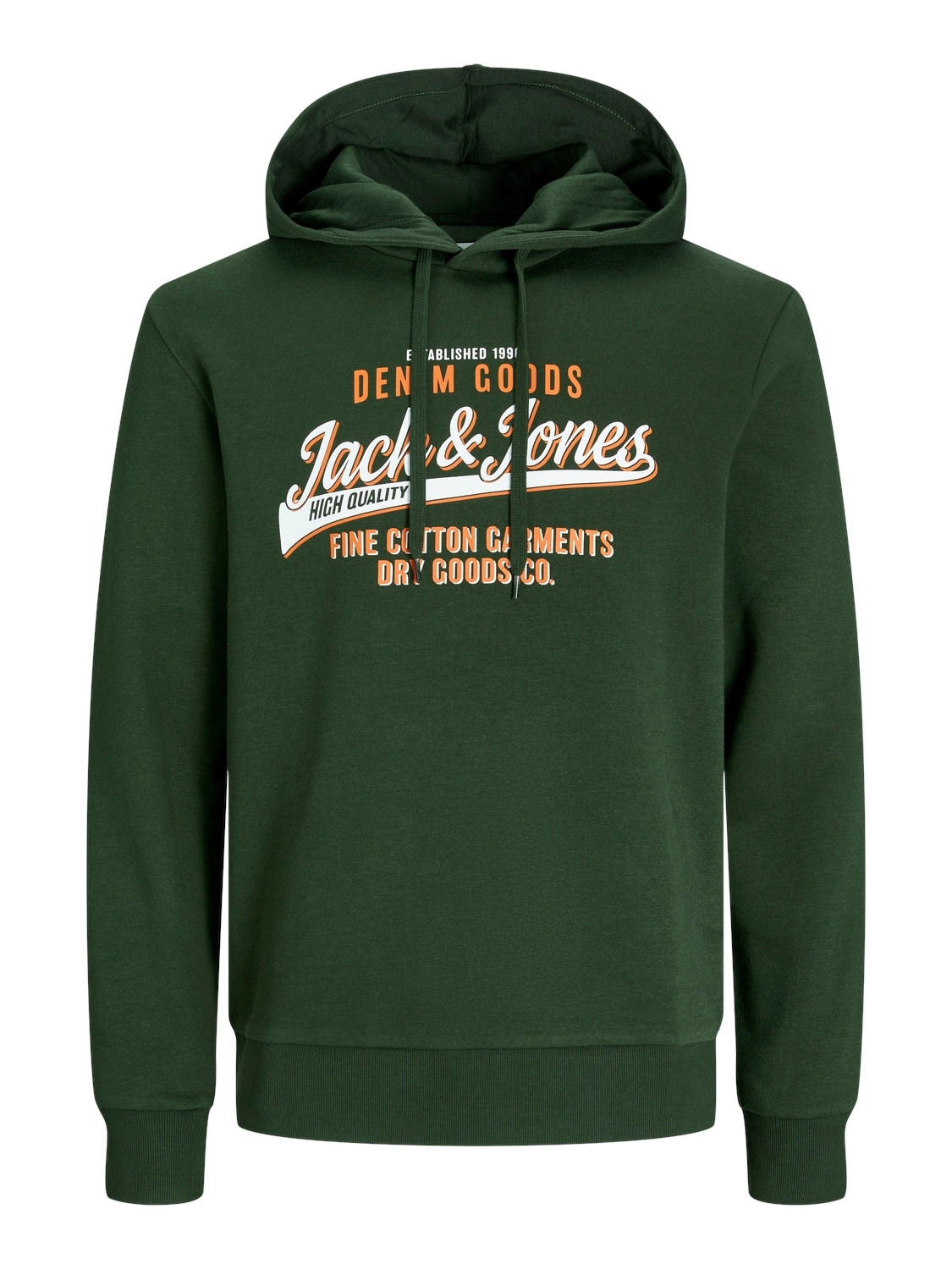 Jack & Jones PlusSize Hoodie »JJELOGO SWEAT HOOD 2 COL 24/25 NOOS PLS«, mit Logo Frontprint