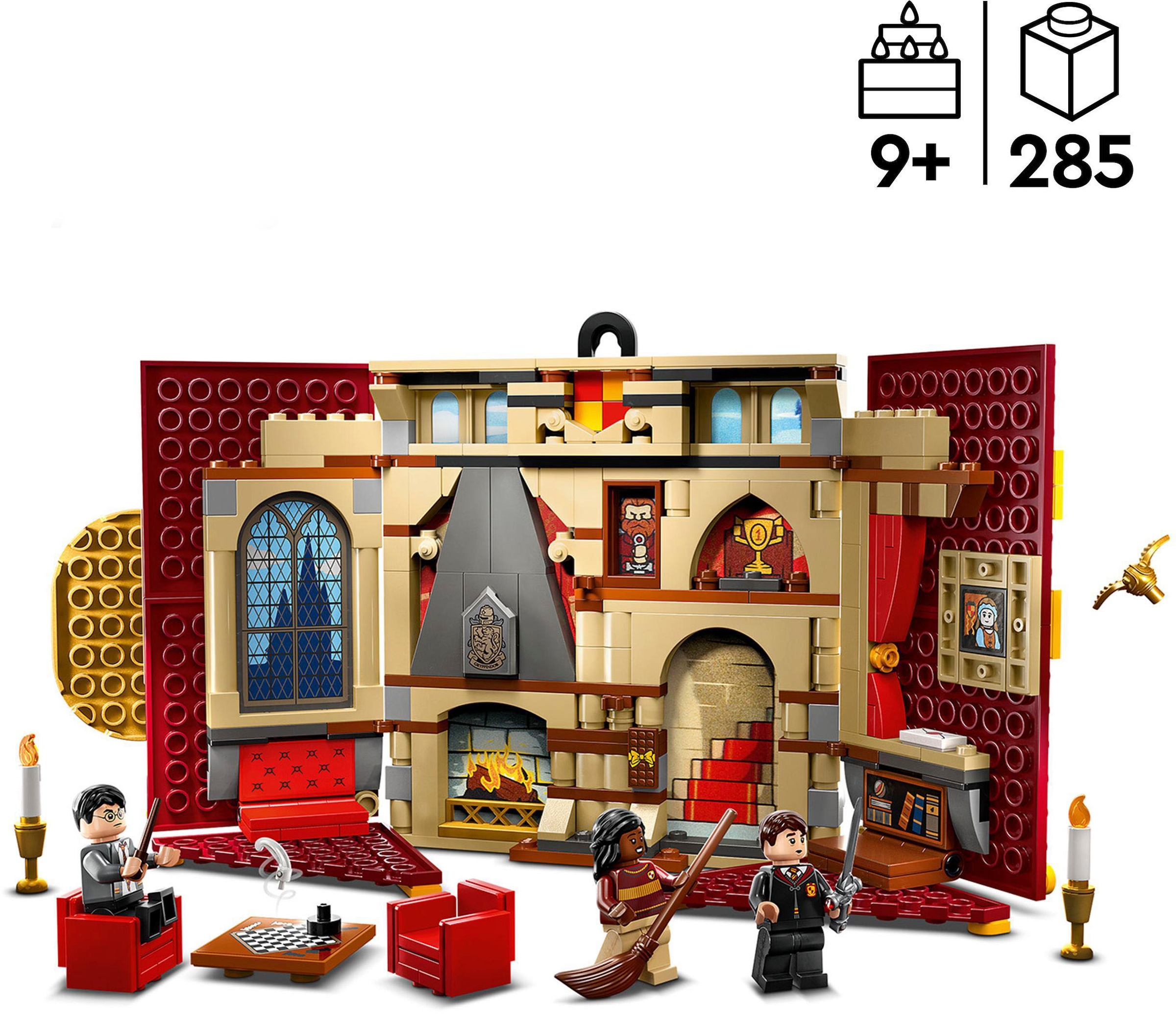 LEGO® Konstruktionsspielsteine »Hausbanner Gryffindor (76409), LEGO® Star Wars™«, (285 St.)