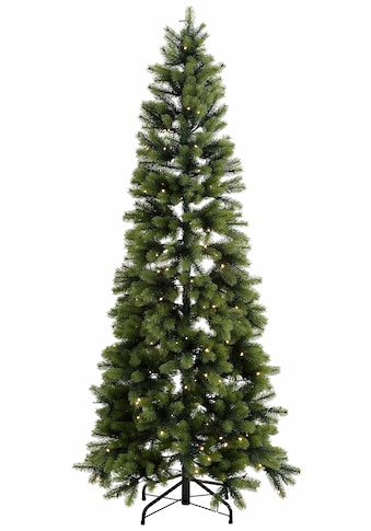 Creativ deco Künstlicher Weihnachtsbaum, in schlanker Form, mit LED-Lichterkette kaufen