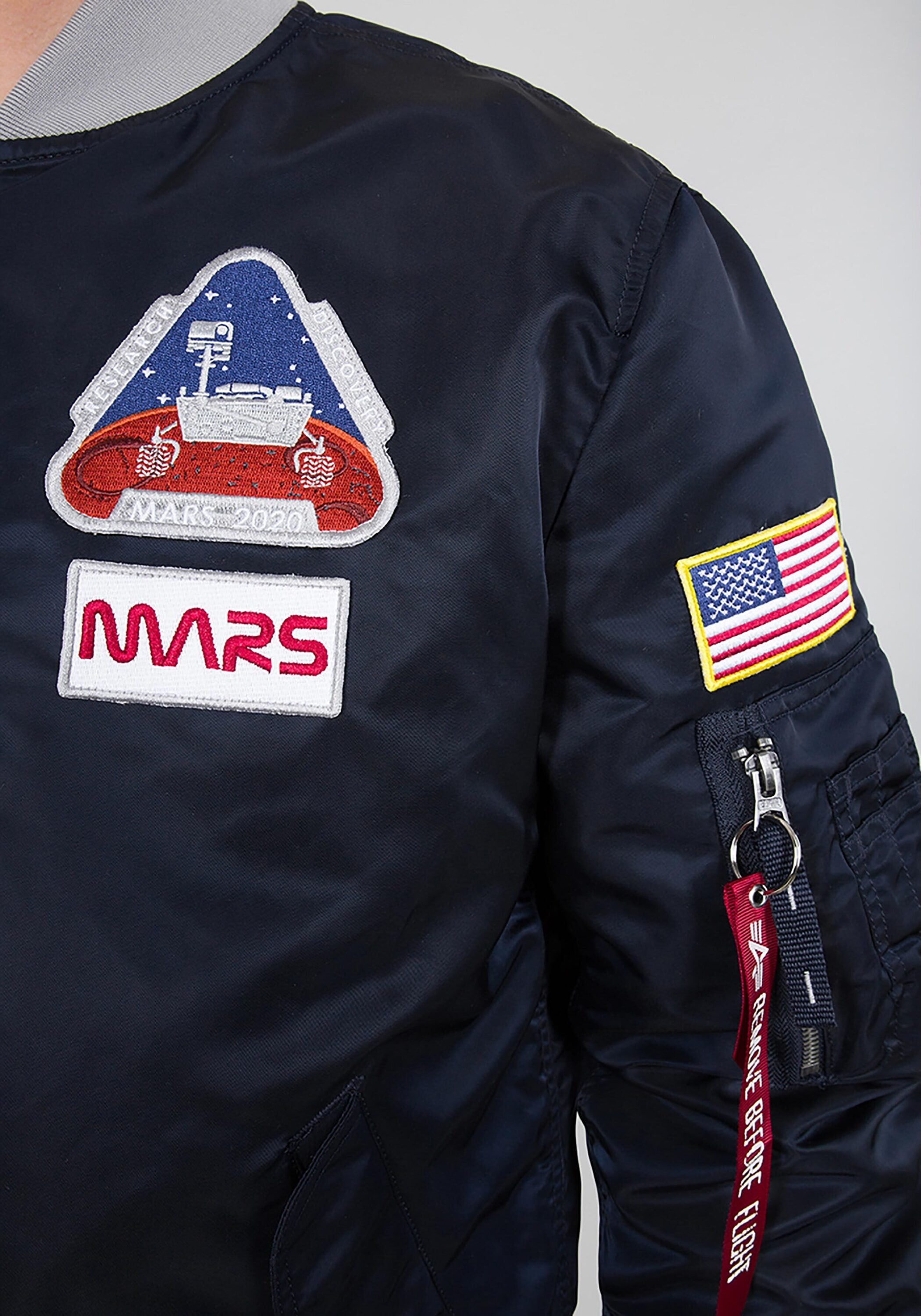 Alpha Industries Bomberjacke »Alpha Industries Men - Bomber Jackets MA-1 LW Mission To Mars«