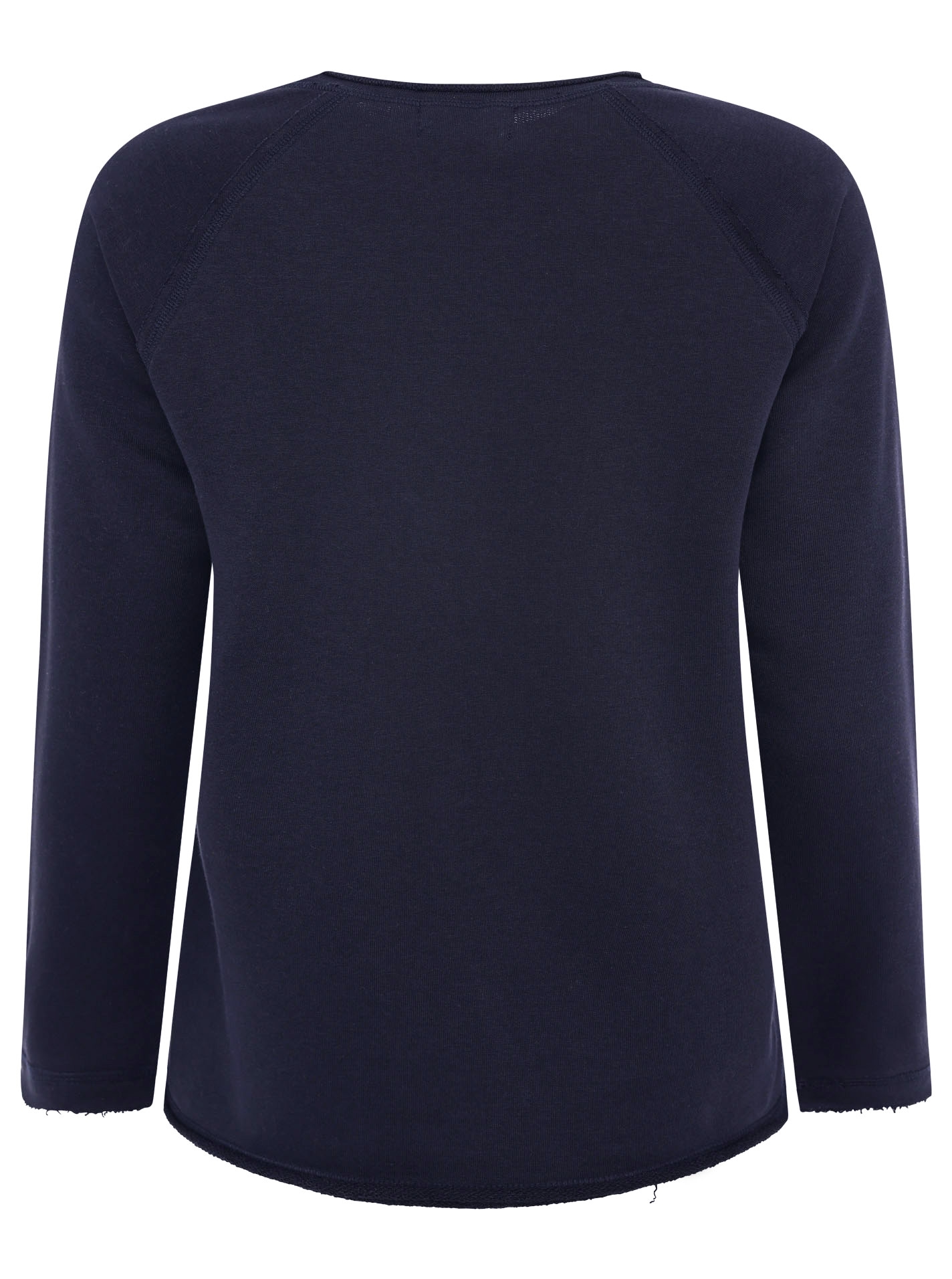 Zwillingsherz Sweatshirt »"Moin Nordsee"«, mit Used-Look Kanten