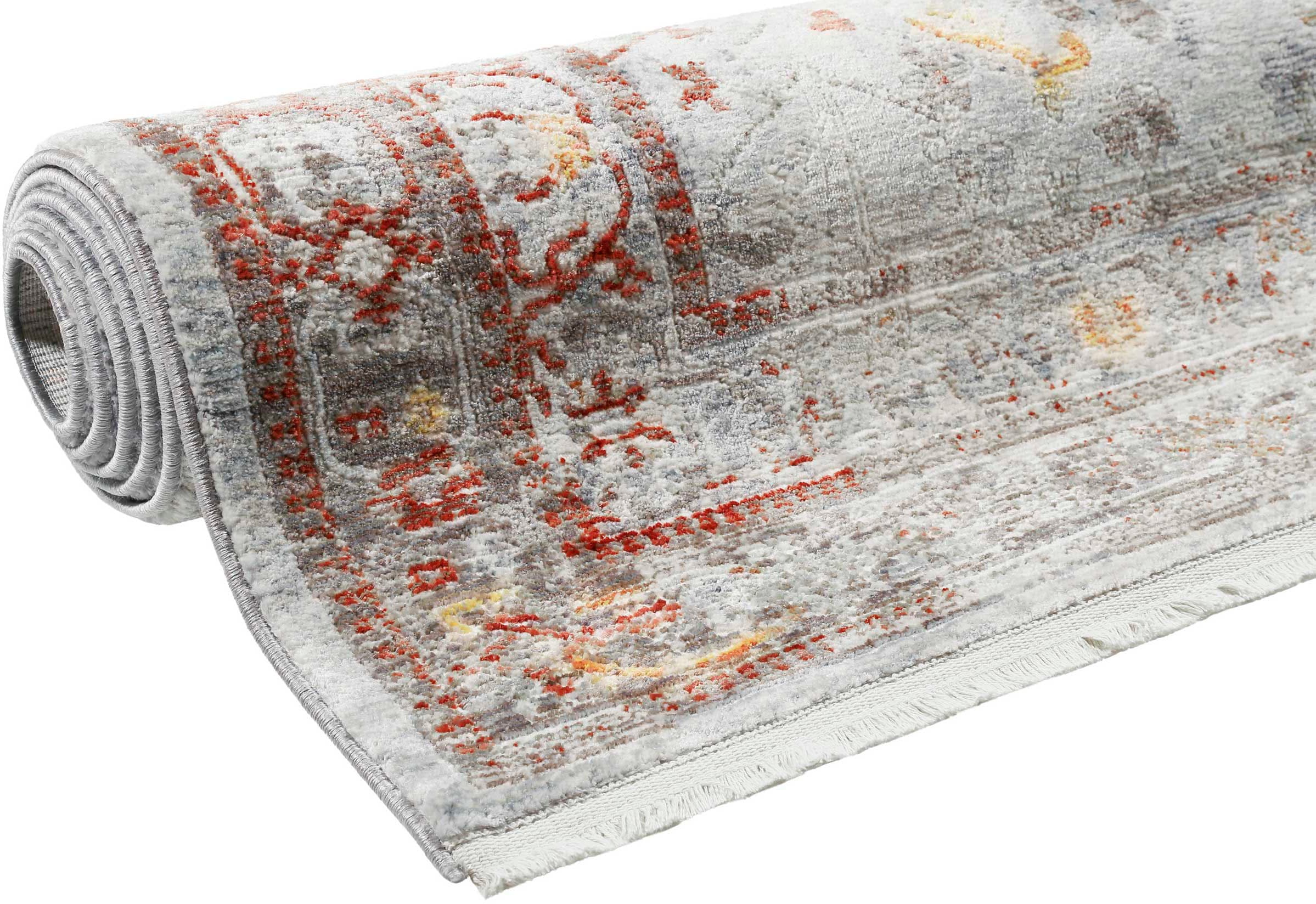 Wecon home Teppich »SoHo Beat« rechteckig 7 mm Höhe Hoch-Tief-Struktur, Wohnzimmer