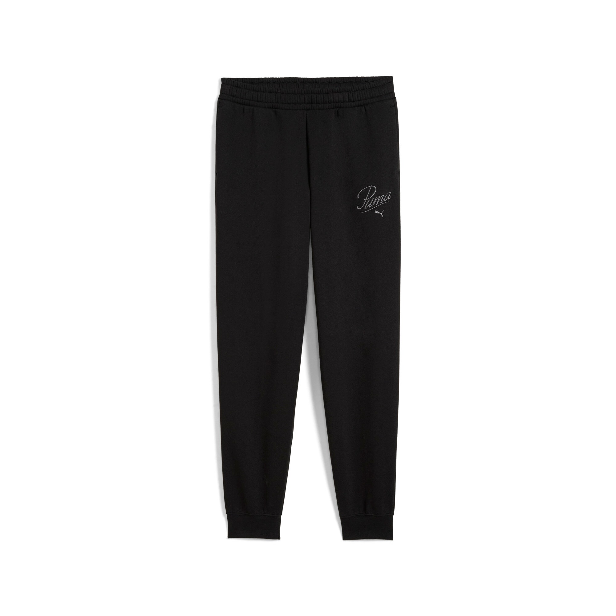 Image of PUMA Trainingshose "ESS SCRIPT SWEATPANTS FL G" Regular Fit, für Jugendliche, sportlicher Stil, mit Eingrifftaschen