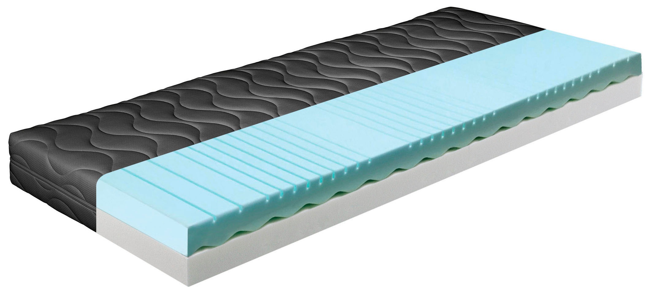 Image of my home Komfortschaummatratze »Black Diamond Flex«, 20 cm cm hoch, Raumgewicht: 35 kg/m³, (1 St.), Schwarz ist das neue Weiss! bei Ackermann Versand Schweiz