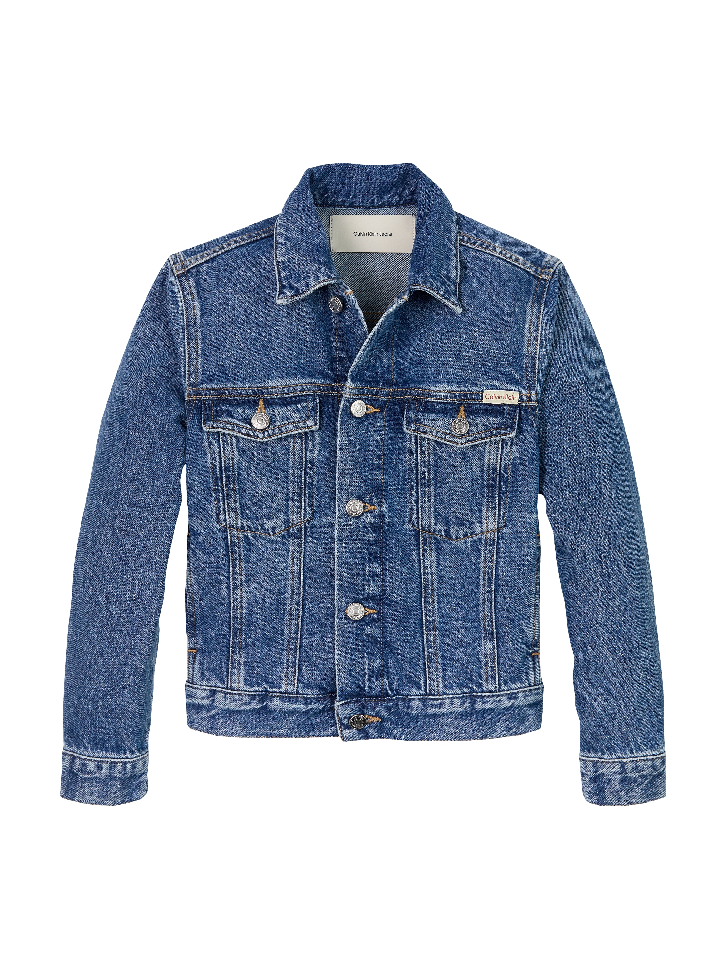 Calvin Klein Jeans Jeansjacke »BRIGHT MID BLUE DNM TRUCKER«, in blauer Waschung