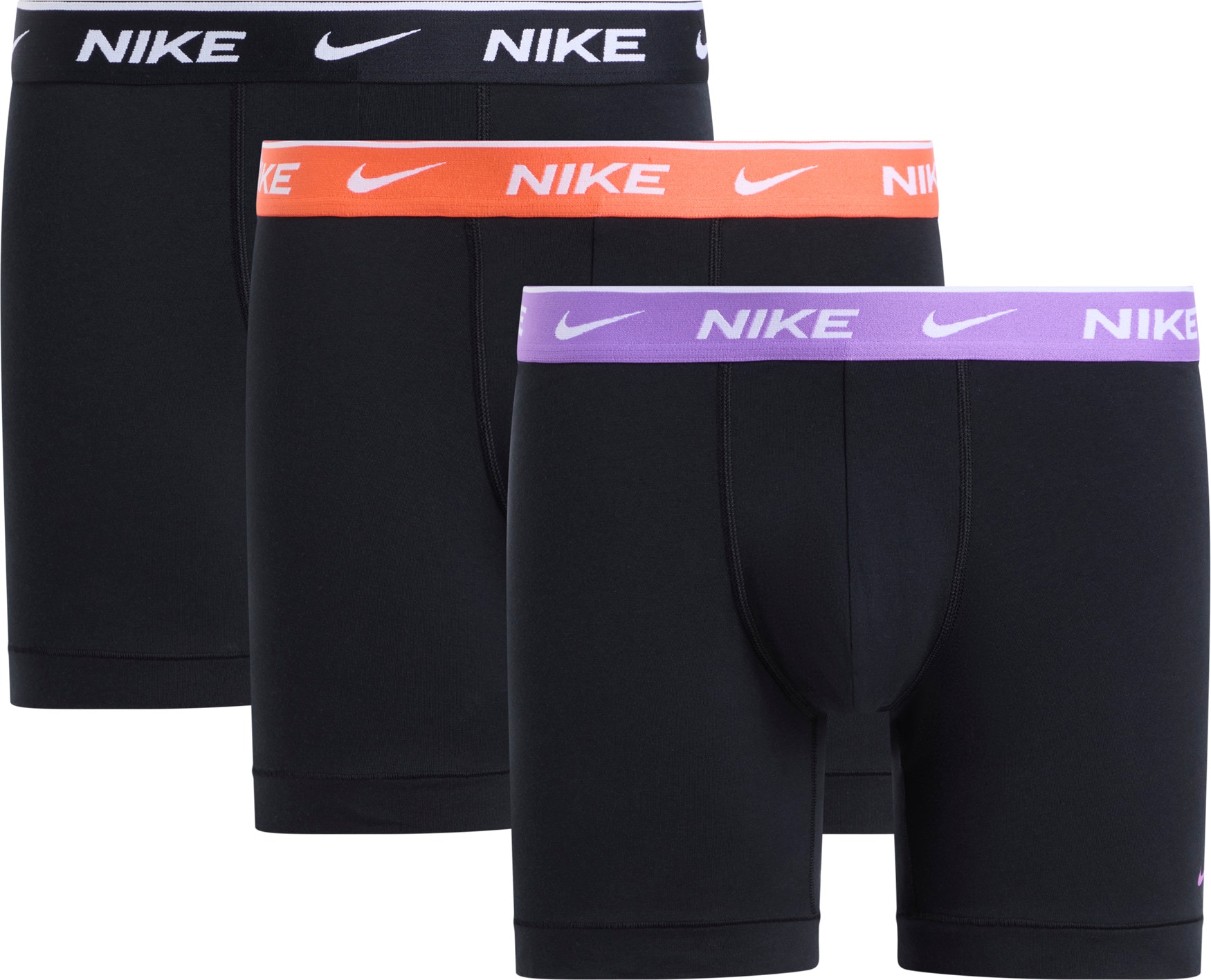 NIKE Underwear Boxer »BOXER BRIEF 3PK« Packung, 3er, 3 cuis mit Logo-Elastikbund