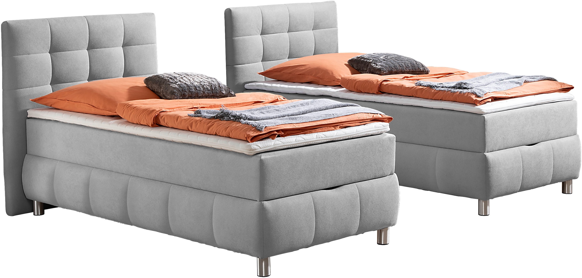 Home affaire Boxbett »Marvao  inkl. Bettkasten und Topper« wahlweise mit Bonnell- oder TTFK-Matratze in H2, H3 o. H4 erhältlich