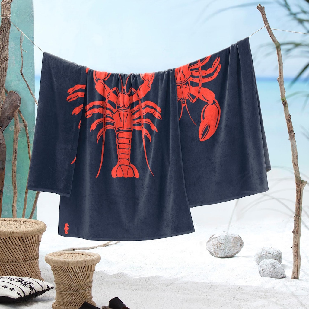 Seahorse Strandtuch »Lobster«, (1 St.)