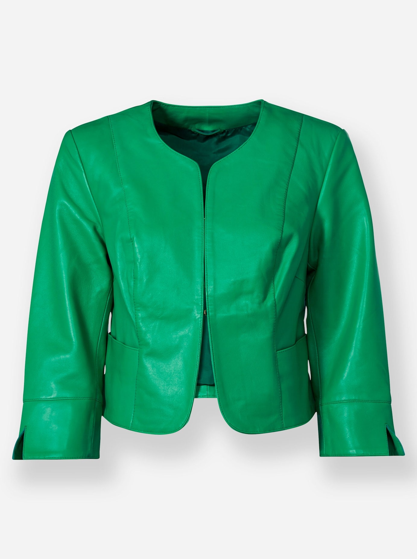 heine Lederjacke, ohne Kapuze