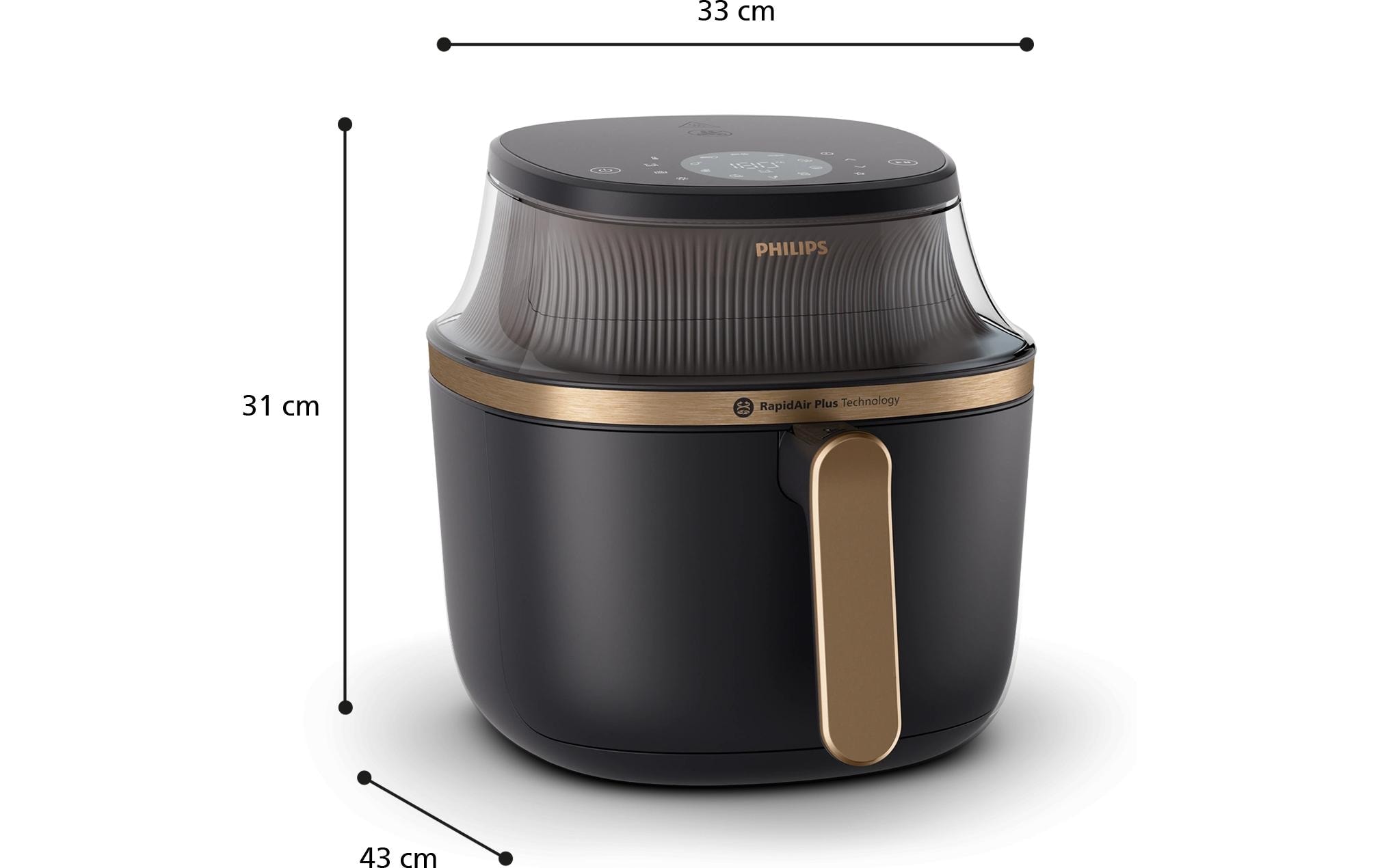 Philips Heissluftfritteuse »NA332/09 6,2 l«, 1700 W