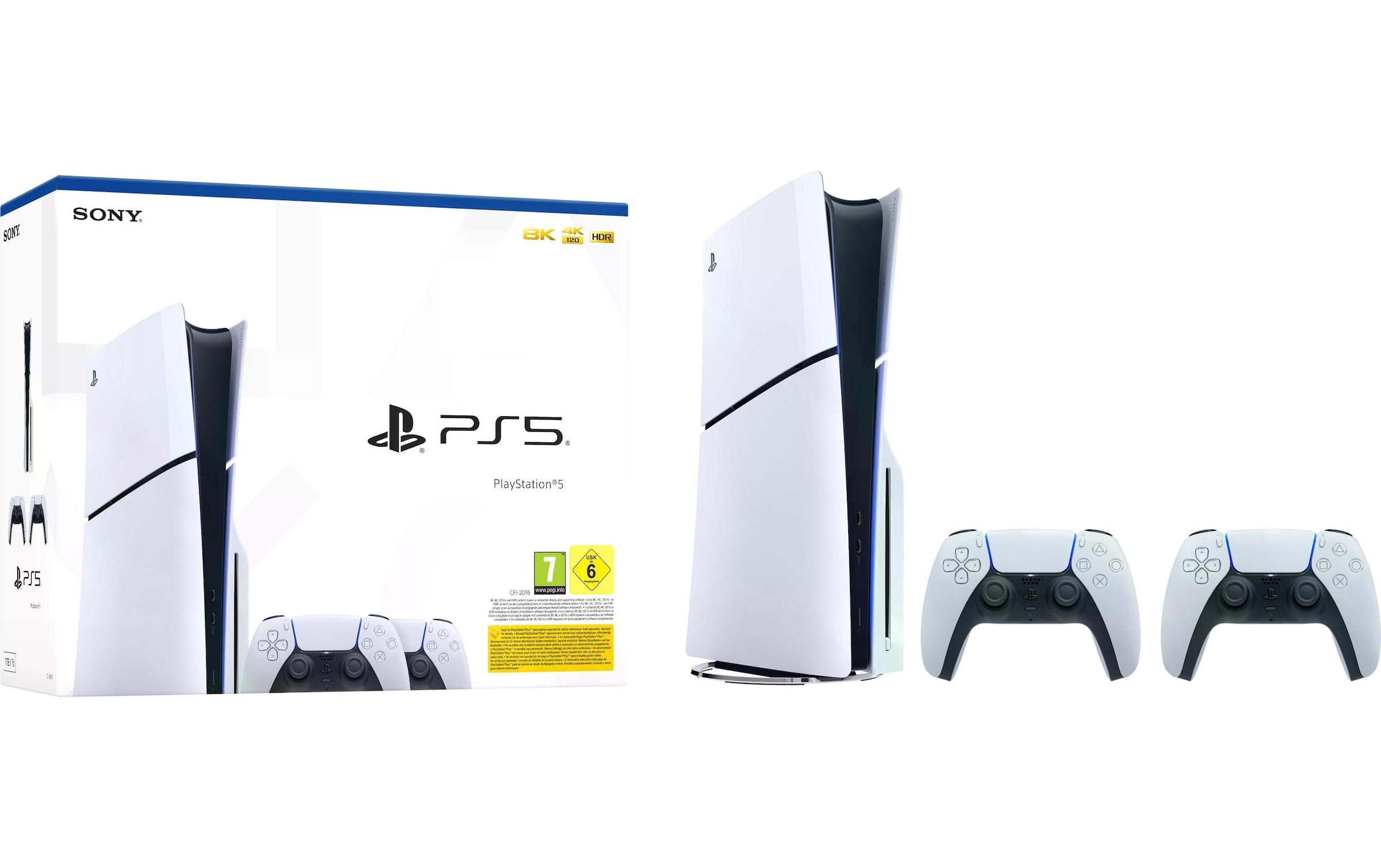 Spielekonsole »PlayStation 5 Slim – Disc Edition 2x DualSense«