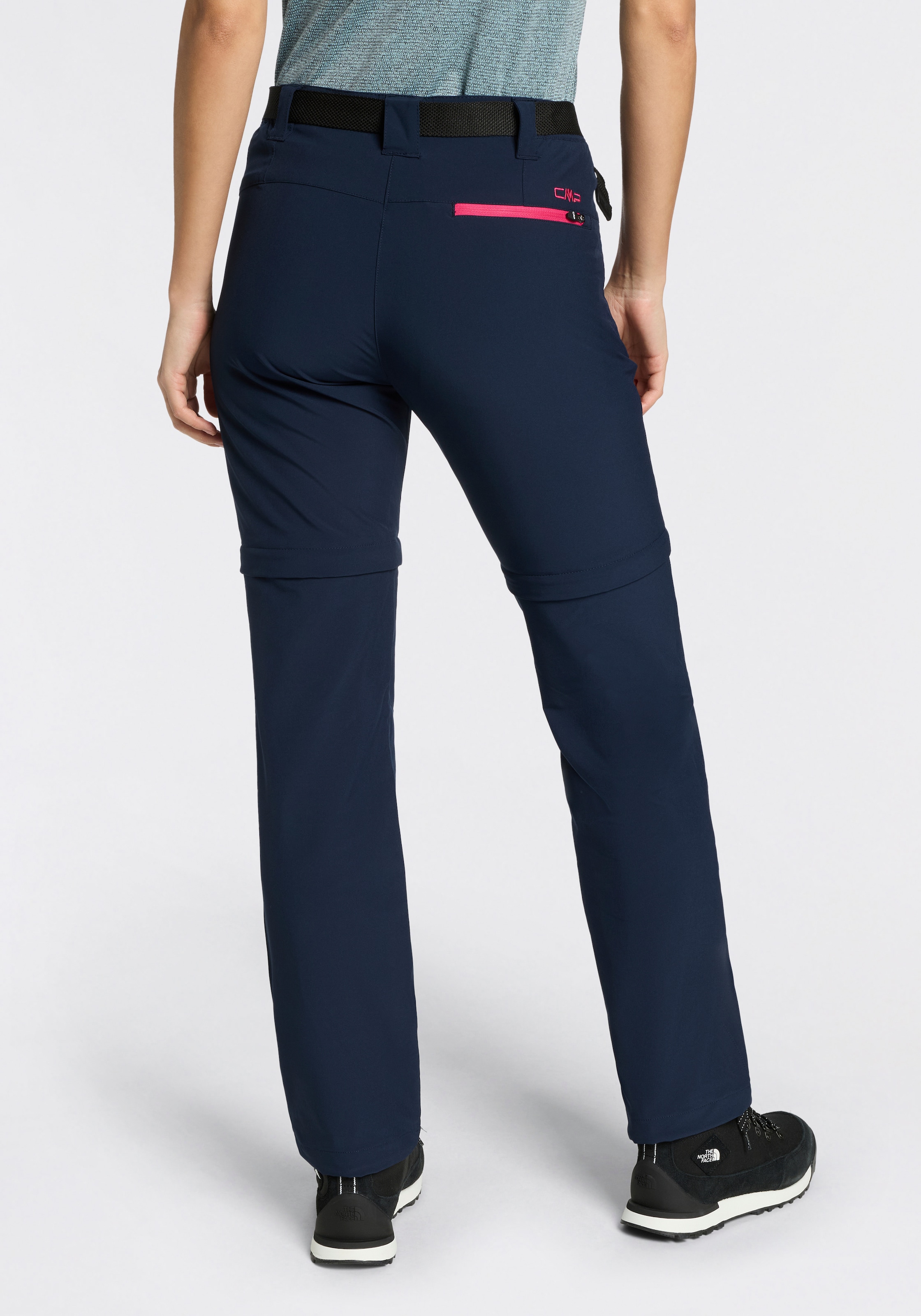 CMP Pantalon zip-off »WOMAN ZIP OFF PANT«  avec poches à fermeture éclair, matériau élastique, séchage rapide