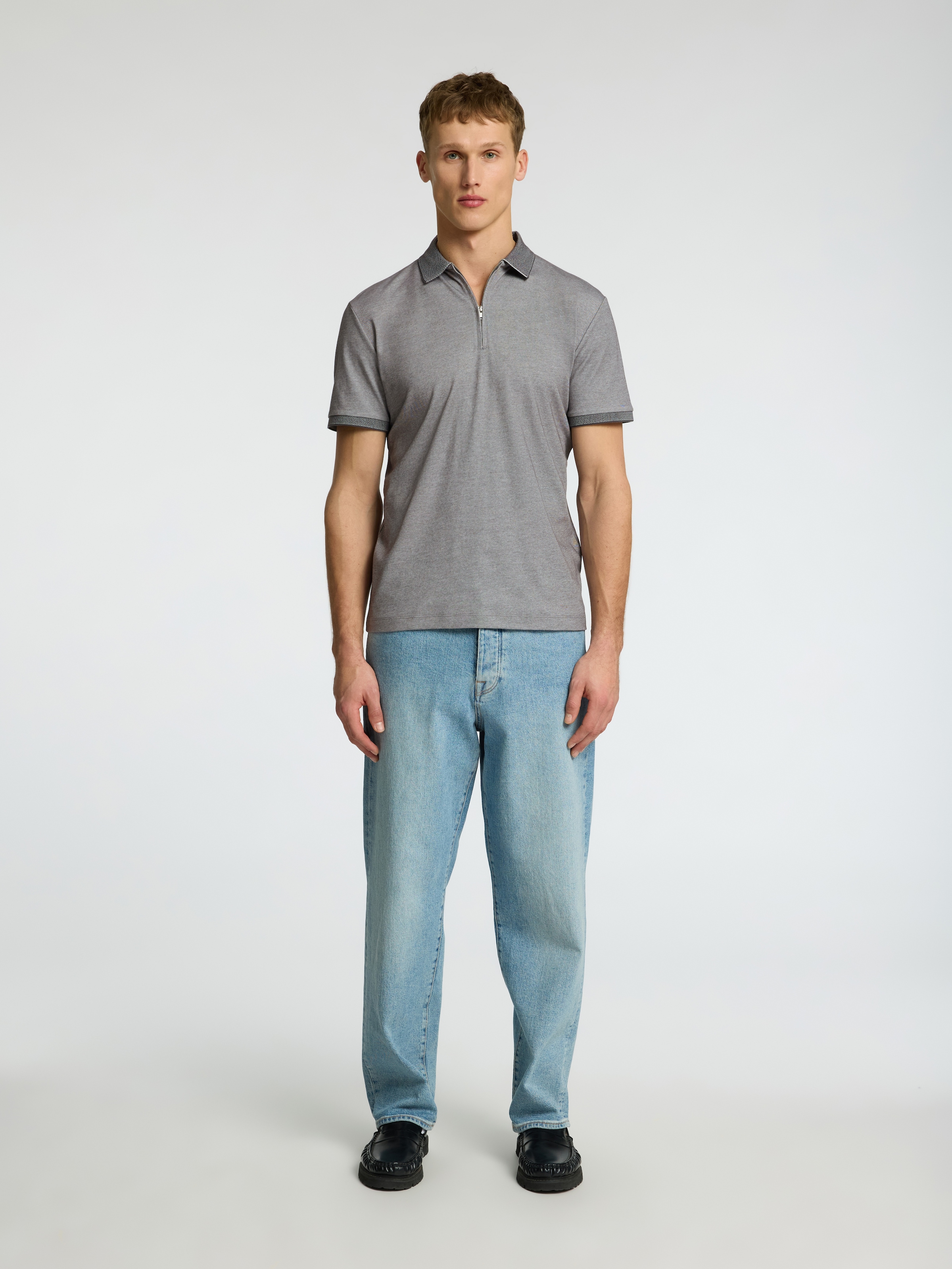 SELECTED HOMME Poloshirt »SLHFAVE ZIP SS POLO NOOS«