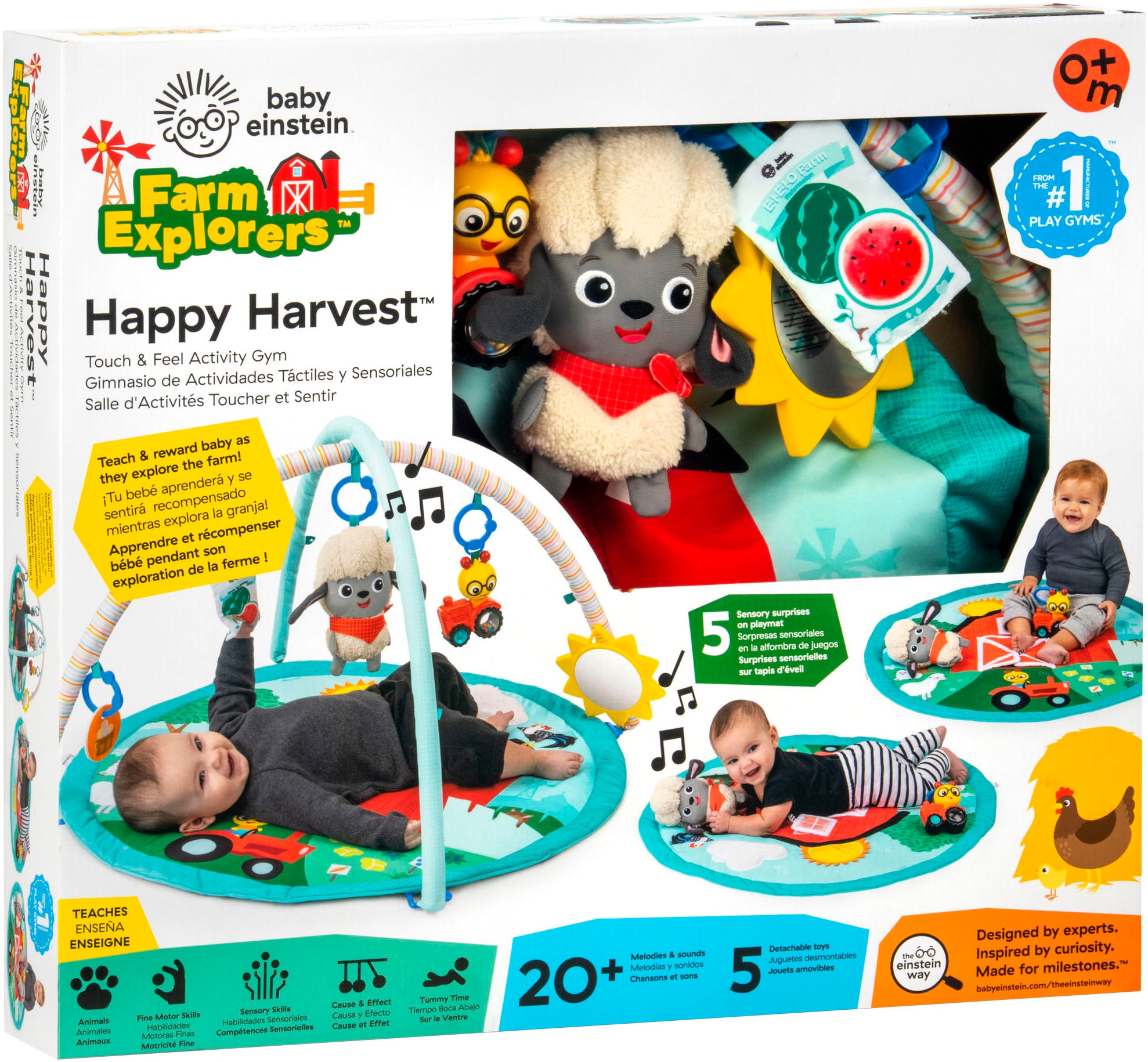 Baby Einstein Arche de jeu »Happy Harvest Touch & Feel Activity Gym« mit Soundeffekt