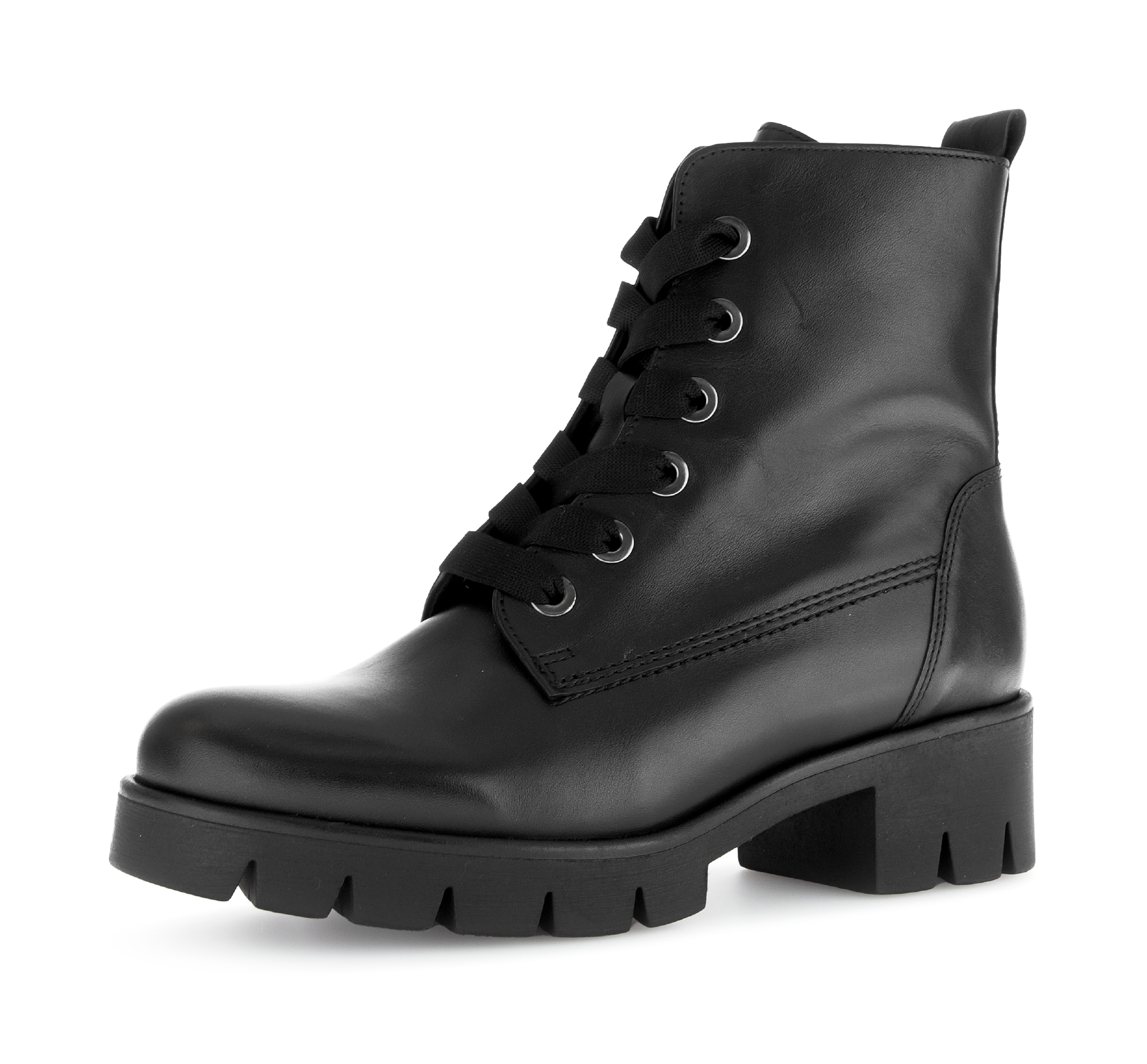 Image of Gabor Schnürstiefelette, Plateau, Schnürboots mit Blockabsatz