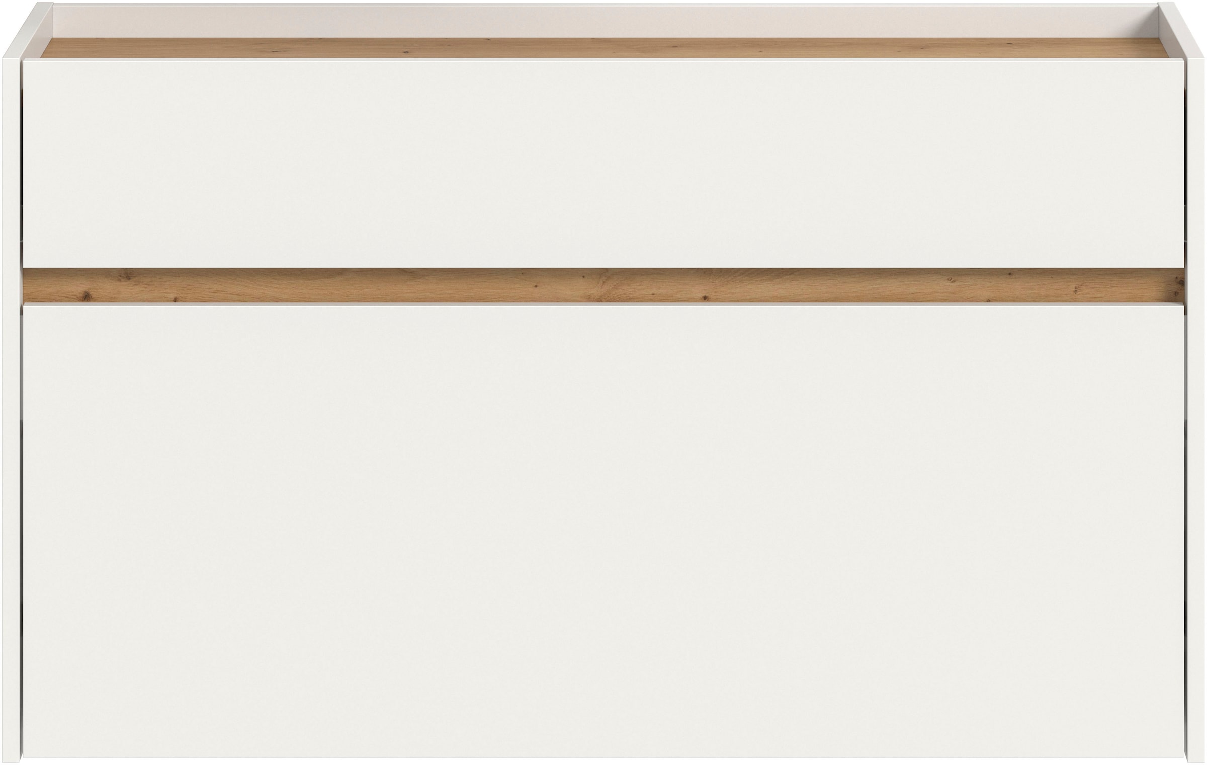 Home affaire Schuhschrank »EVRID, Breite 110cm, hängend, 1 Schubkasten, 1 Schuhwalze« individuell mit anderen Artikel der Serie EVRID erweiterbar, 1 Stk. tlg. Schuhkommode, Kommode, Sideboard, Garderobenschrank, Flurkommode