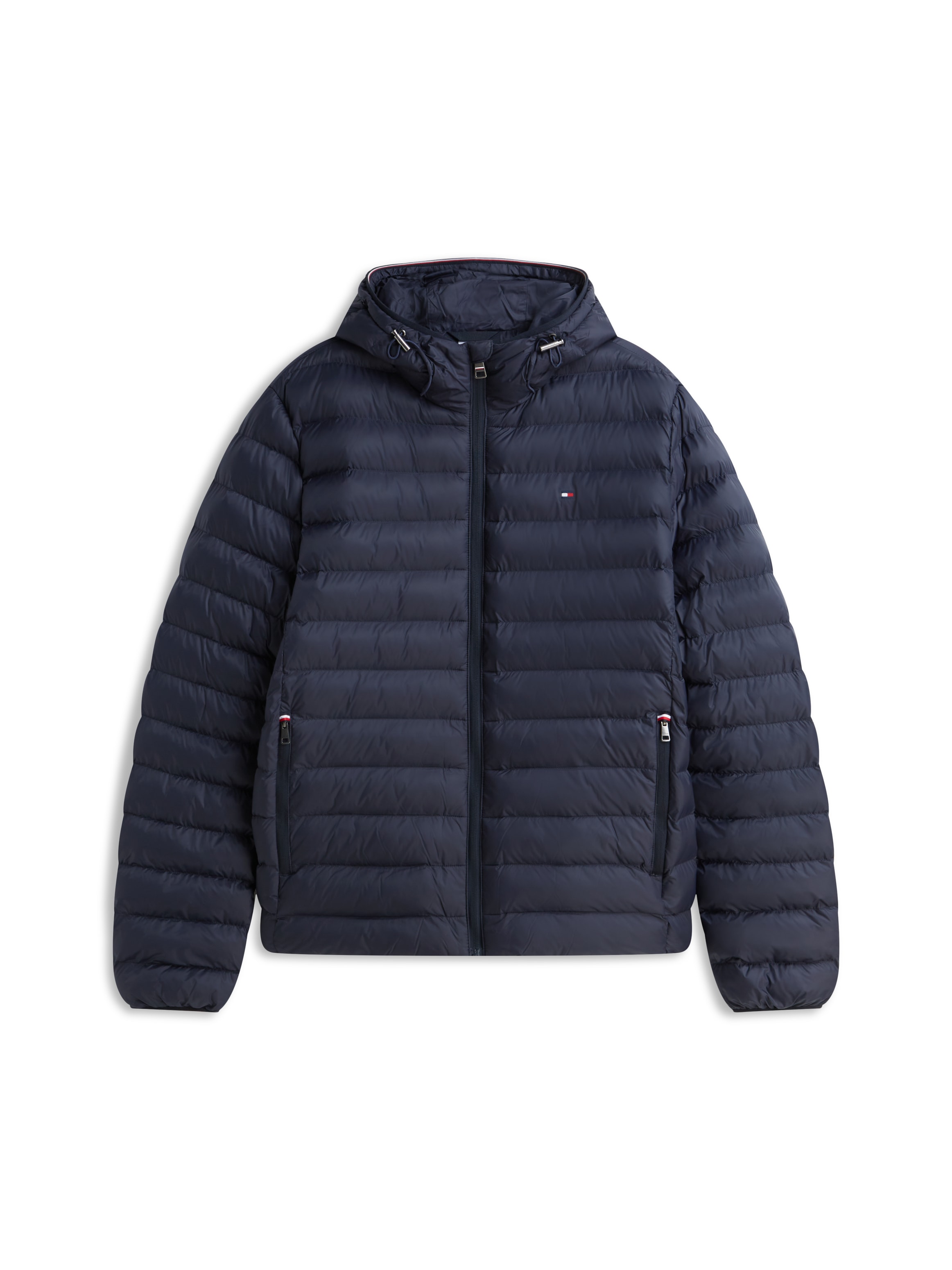 Tommy Hilfiger Veste matelassée »PACKABLE RECYCLED HOODED« avec capuche capuche sportive avec Global Stripe