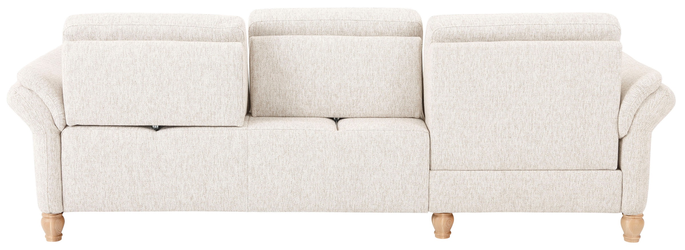 Home affaire Ecksofa »Palace L-Form«, incl. Sitztiefenverstellung, wahlweise mit Bettfunktion und Stauraum