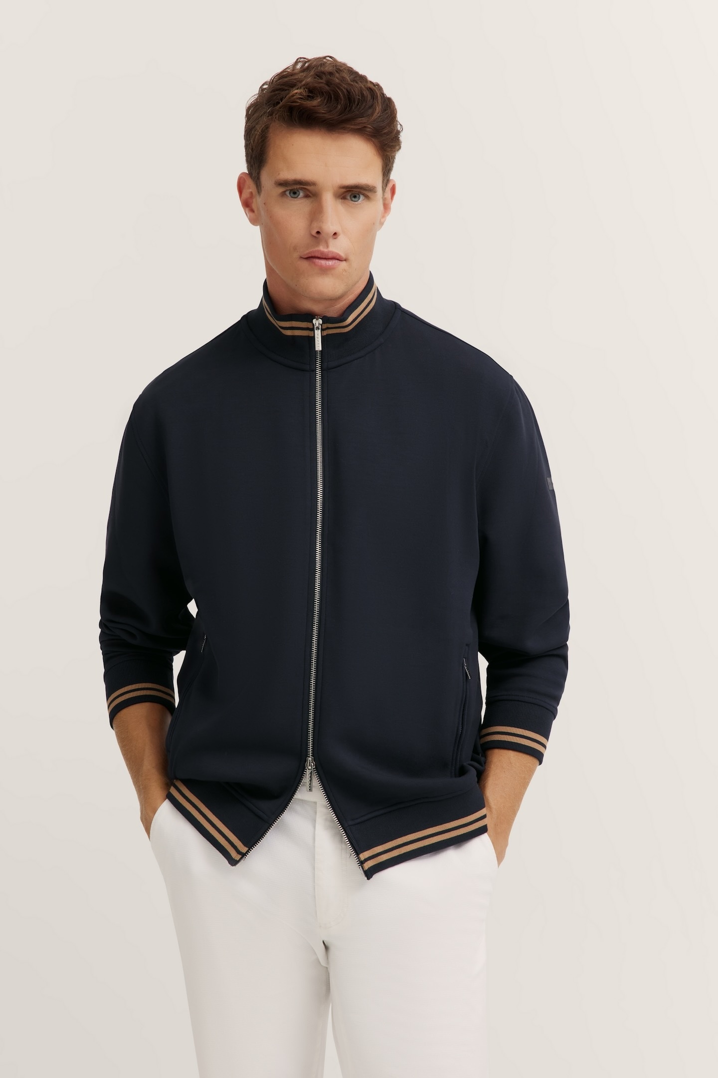 Image of bugatti Sweatjacke mit Reissverschluss