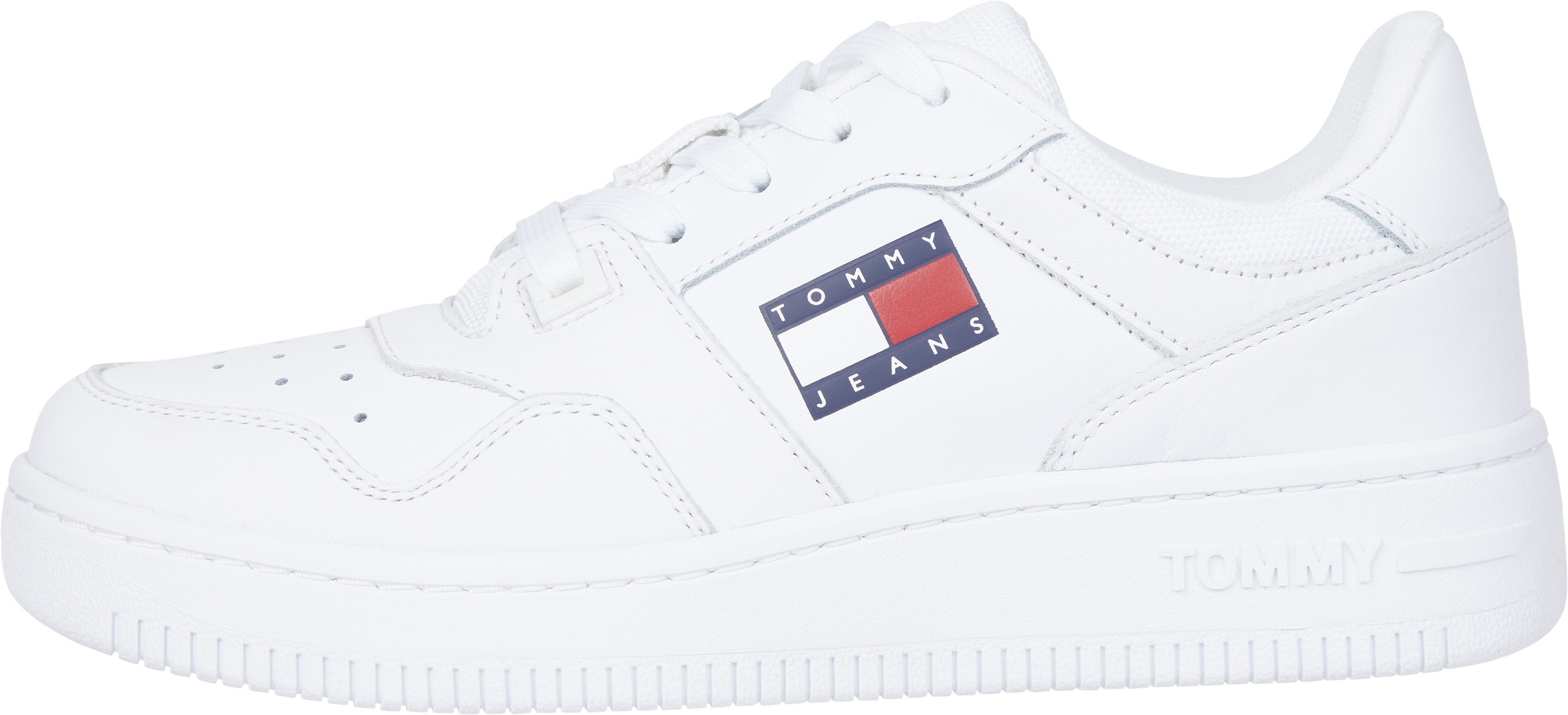 Image of Tommy Jeans Keilsneaker »TOMMY JEANS RETRO BASKET WMN«, mit seitlicher Logoflag bei Ackermann Versand Schweiz