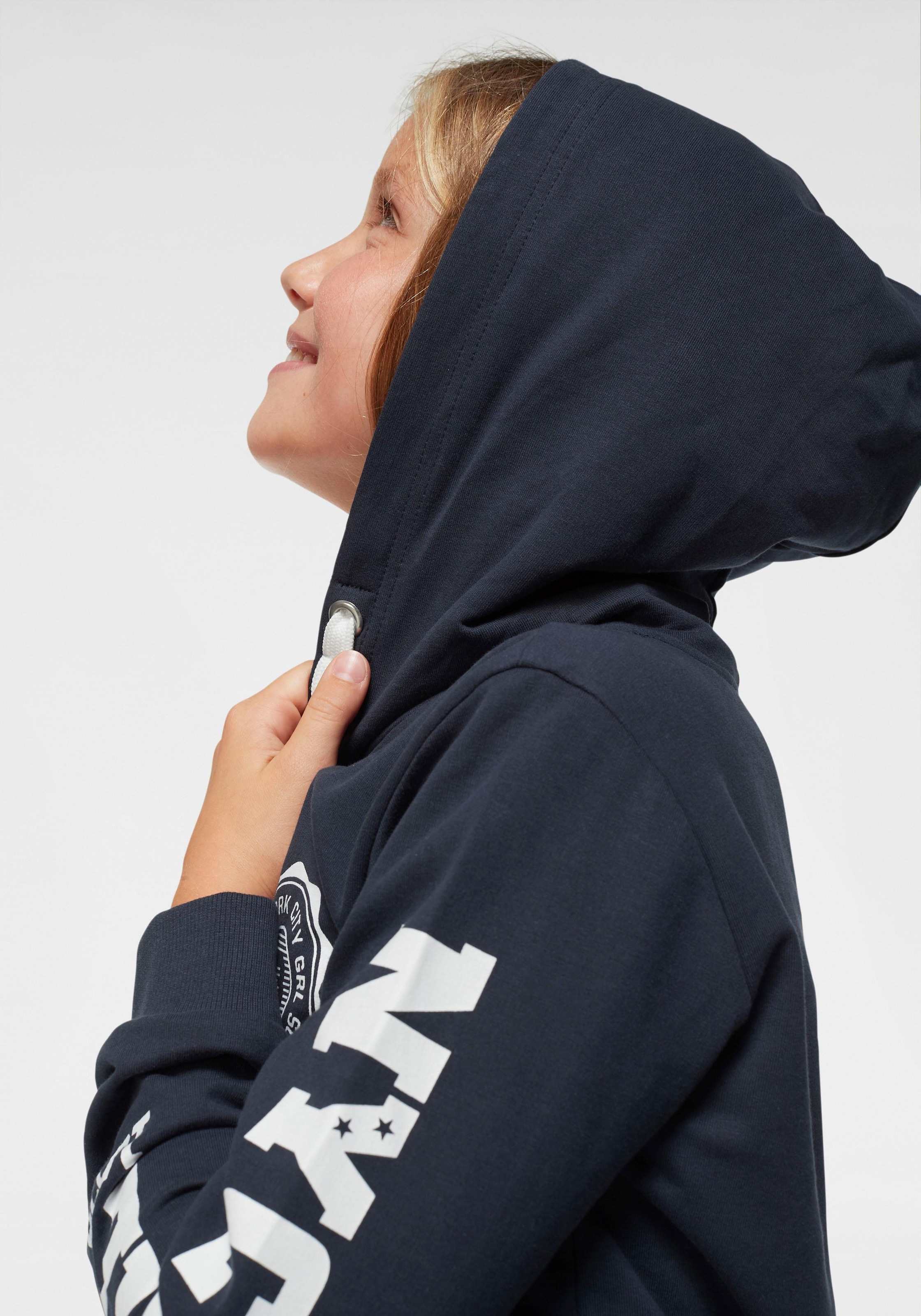 kurzer in Trendige Kapuzensweatshirt, Form bestellen KIDSWORLD versandkostenfrei