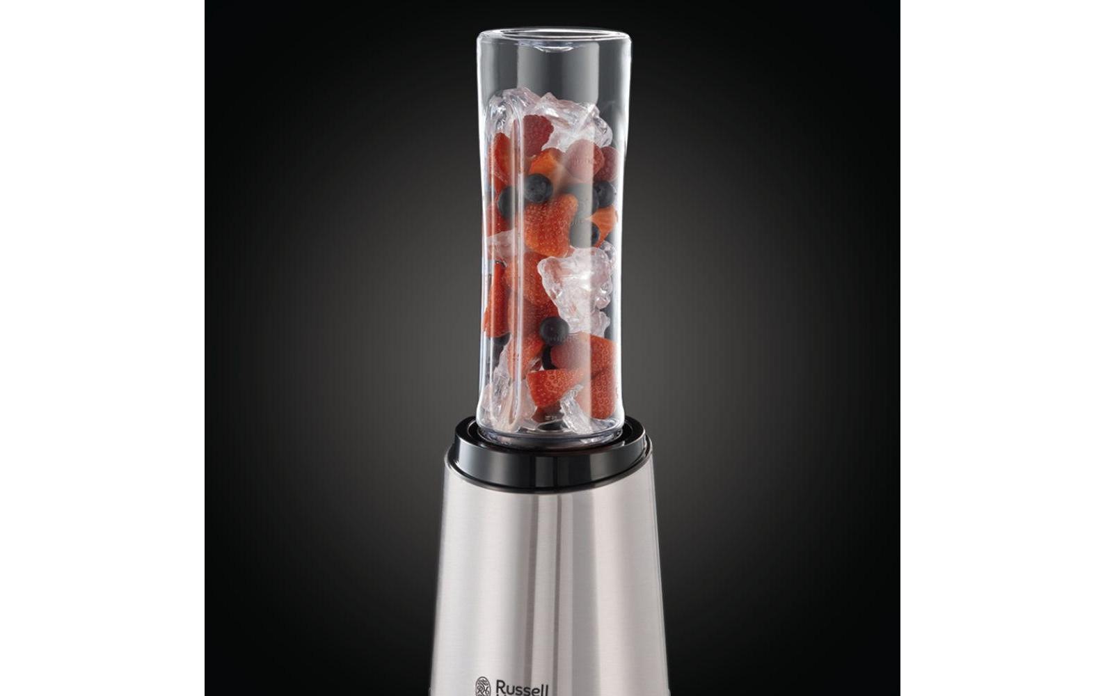 RUSSELL HOBBS Smoothie-Maker »Mix and Go Steel«, 300 W