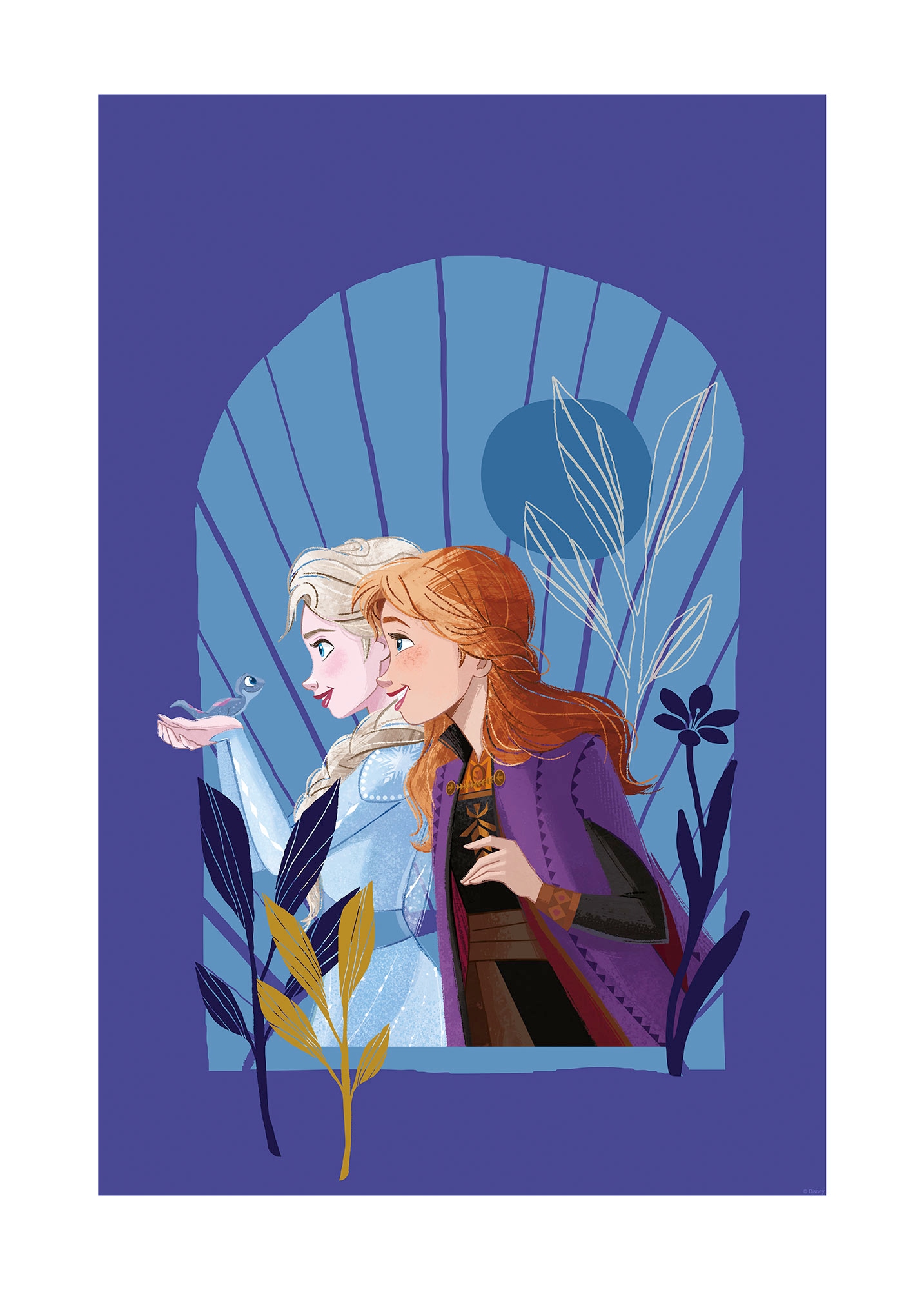 Komar Wandbild »Frozen Mockingbird«, Disney, (Set, 1 St.), 30 x 40 cm (Breite x Höhe) - Kinderzimmer, Dekoration