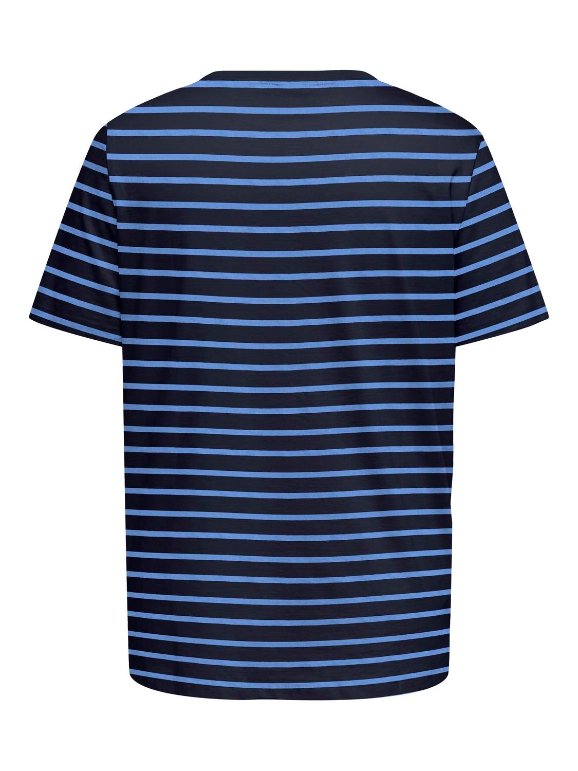 ONLY CARMAKOMA Rundhalsshirt »CARBLOOM LIFE S/S TOP JRS«