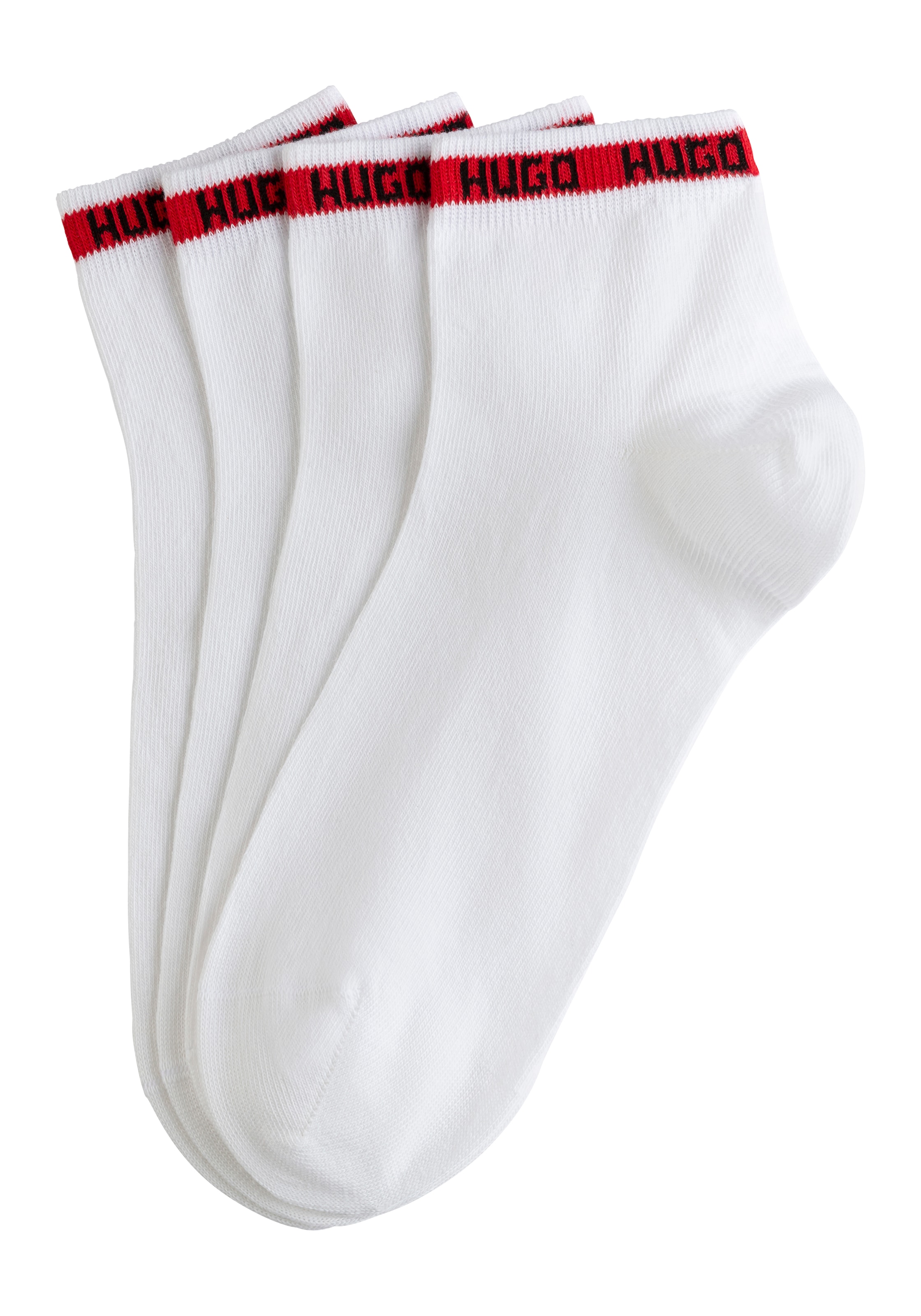 Image of HUGO Underwear Freizeitsocken "2P SH TAPE CC 102" Packung, 2er-Pack, mit HUGO-Logoschriftzügen