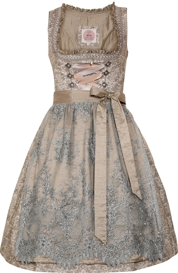 Image of MarJo Dirndl, (2 tlg.), Damen, mit Schmuckanhänger vorne und effektvoller Satinbandschnürung bei Ackermann Versand Schweiz