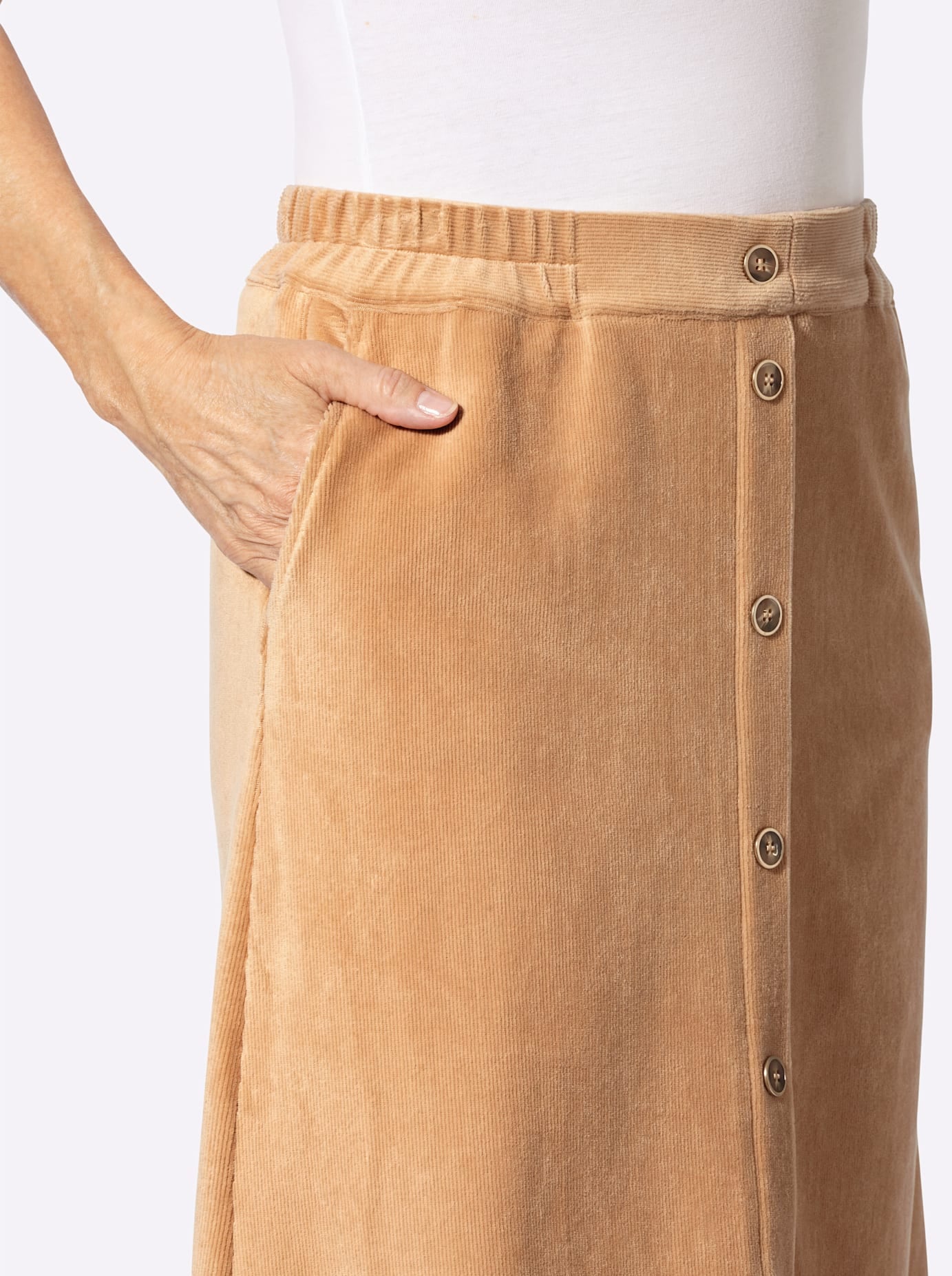 Classic Basics Jupe en velours