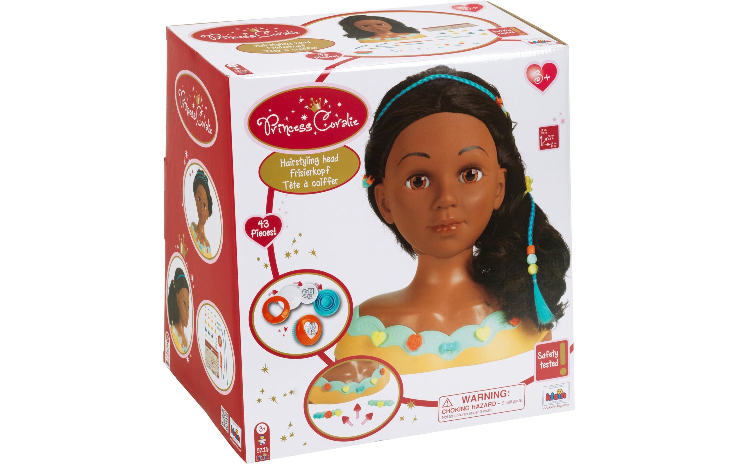 Frisierkopf »Klein-Toys Beauty Princess Carolie Kiara«