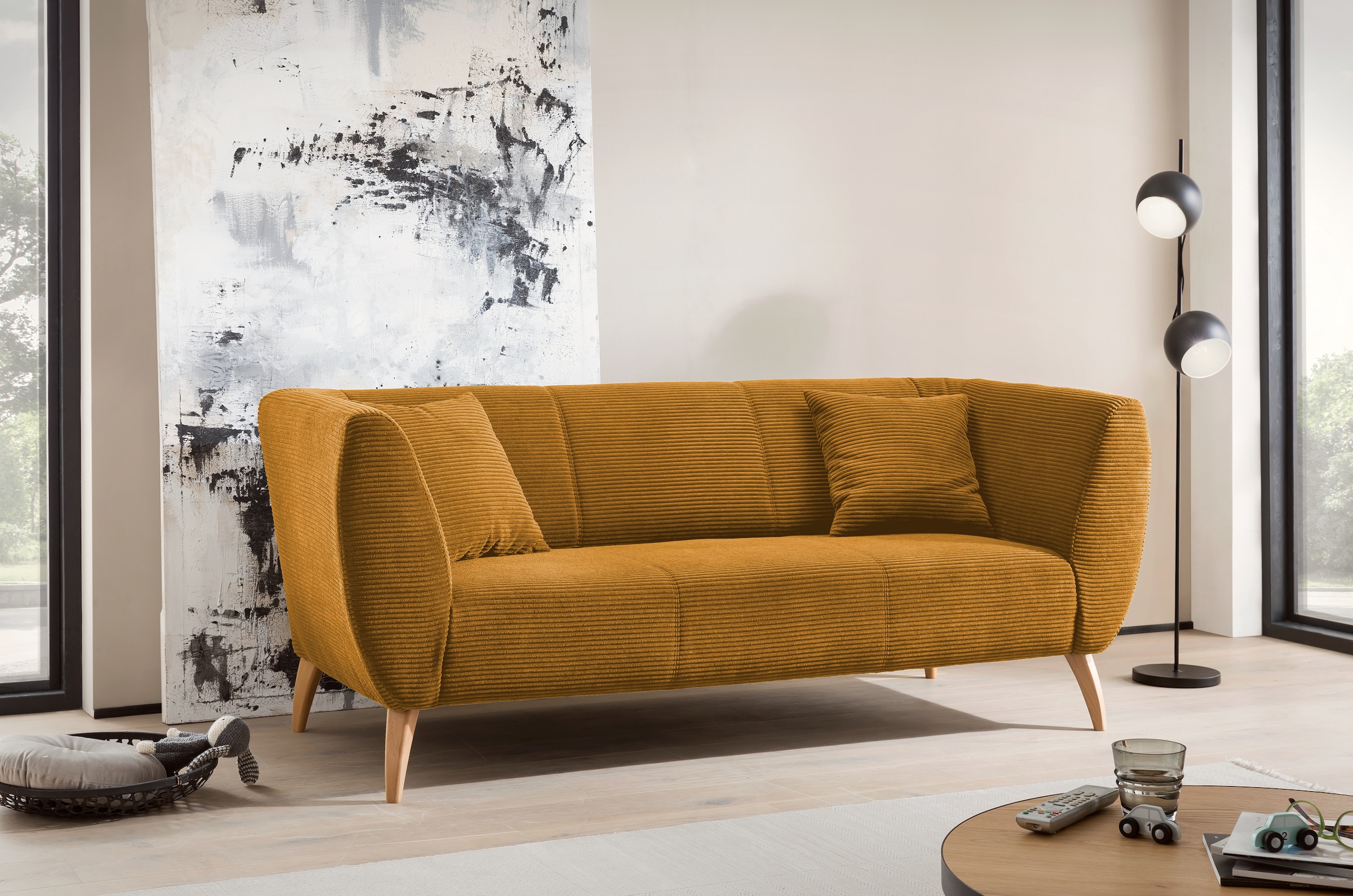 INOSIGN Polstergarnitur »Colori«, (Set, 2 tlg., 3-Sitzer und 2-Sitzer), auch als Loveseat erhältlich