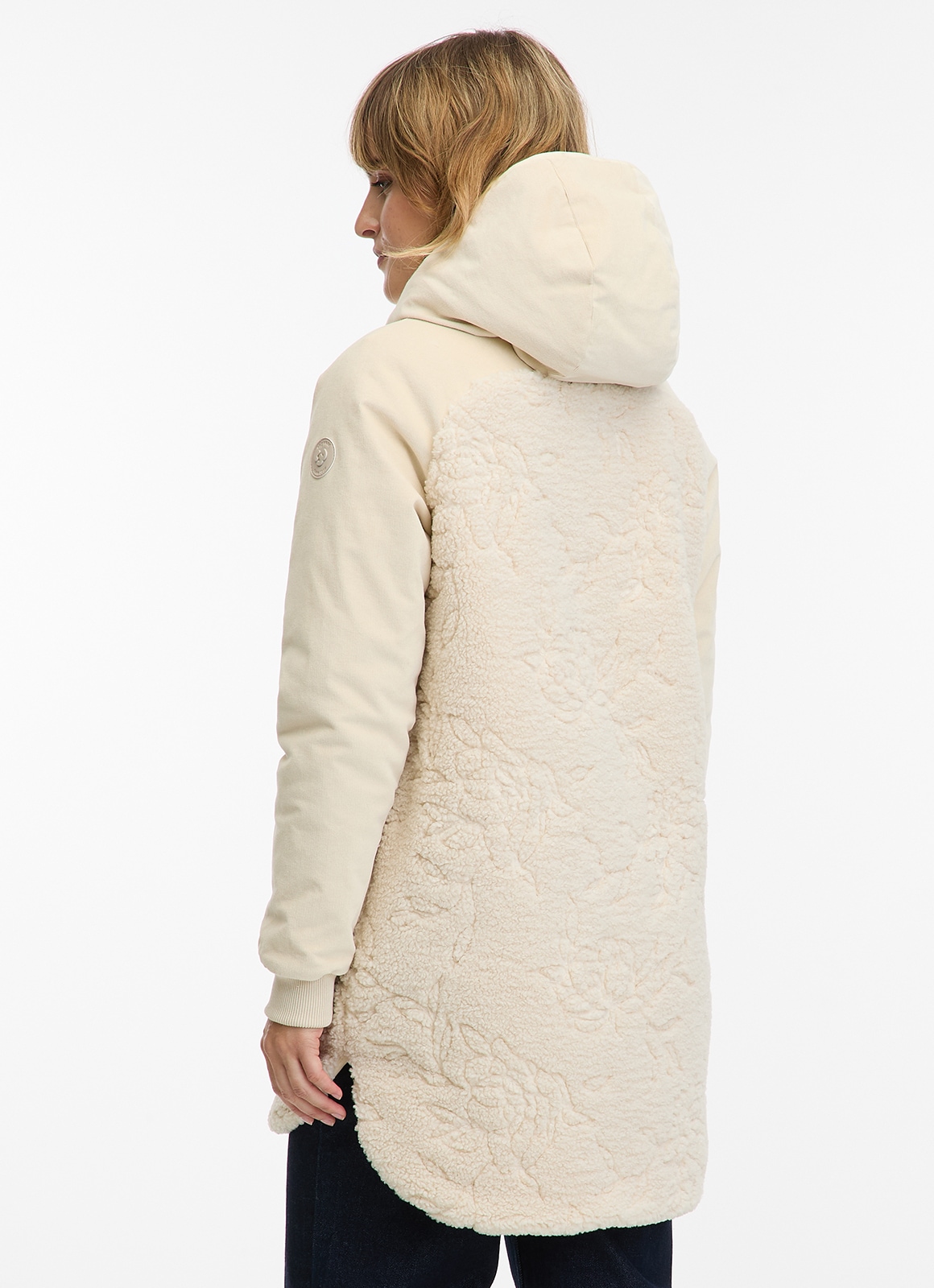 Ragwear Veste à capuche en peluche »LONGEDDY« ohne Kapuze