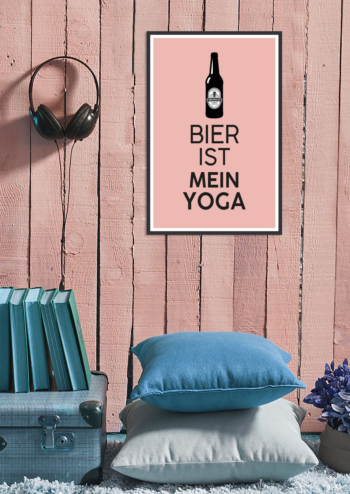 queence Metallbild Yoga«, »Bier Sprüche, (1 kaufen St.)