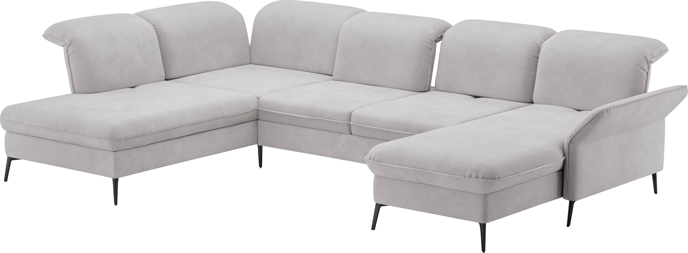 sit&more Wohnlandschaft »Emely«, mit Sitztiefenverstellung optional mit Bettfunktion und Bettkasten